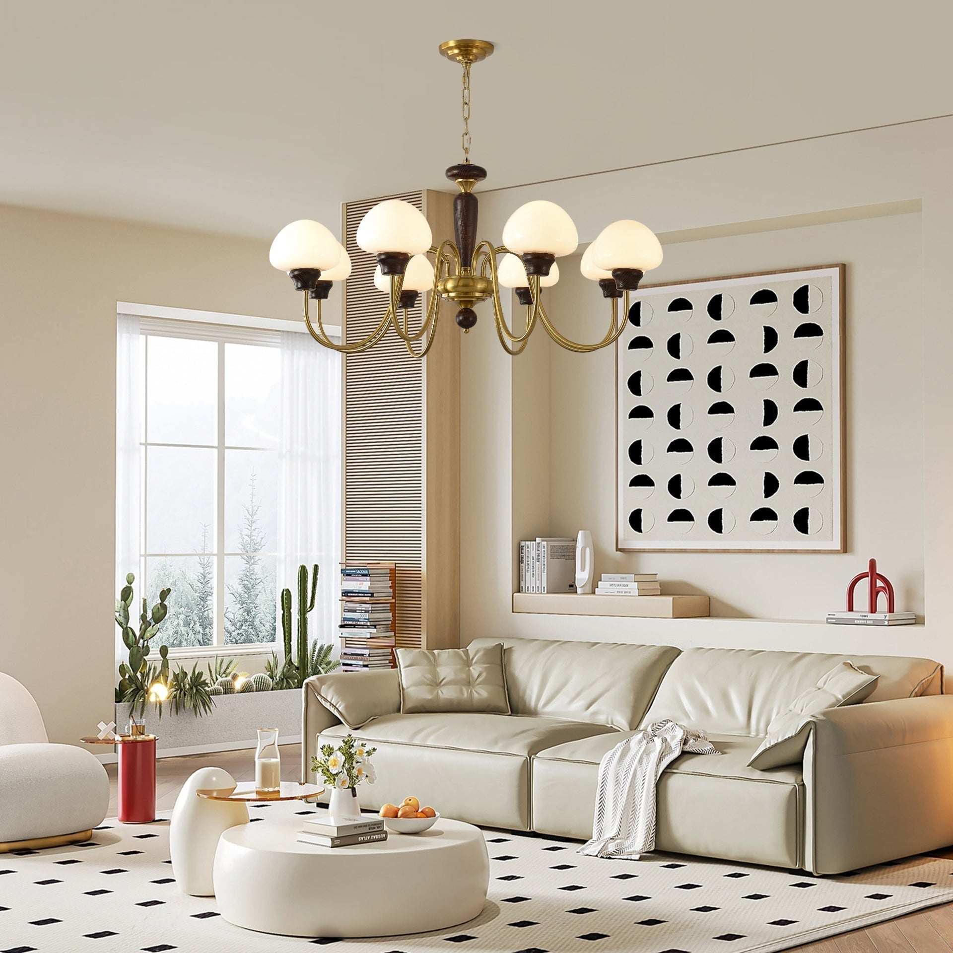 Mushroom Cap Chandelier - Letslighting