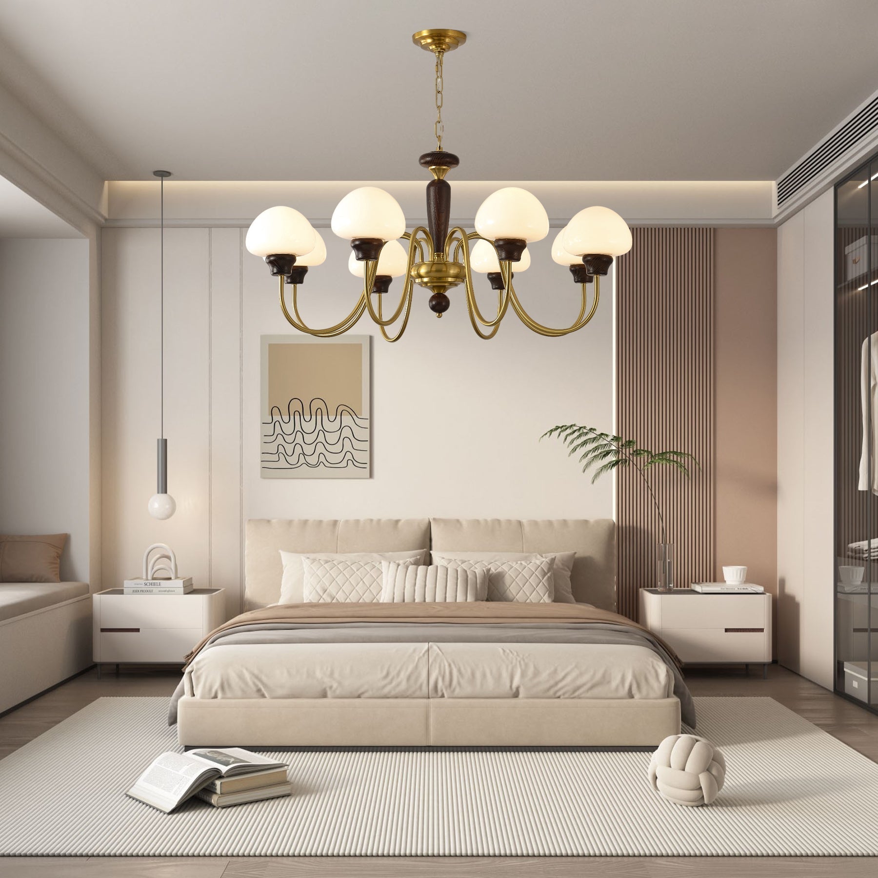 Mushroom Cap Chandelier - Letslighting