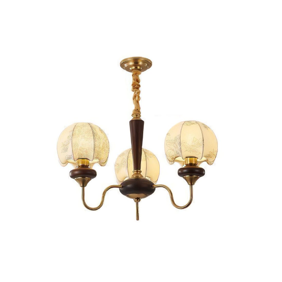 Orchid Vintage Fabric Chandelier - Letslighting