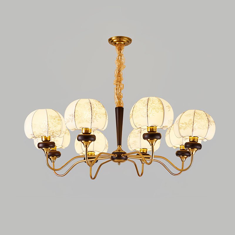 Orchid Vintage Fabric Chandelier - Letslighting