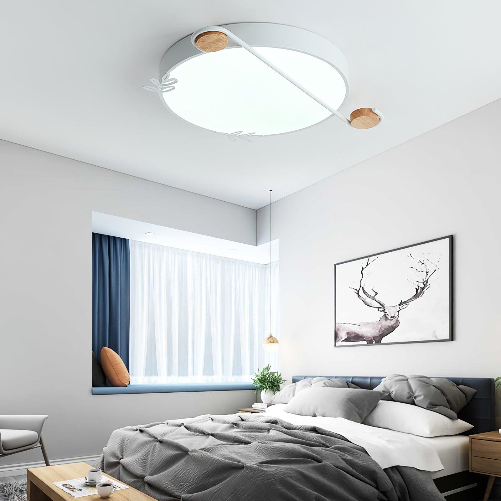 Musical Note Round Ceiling Lamp - Letslighting