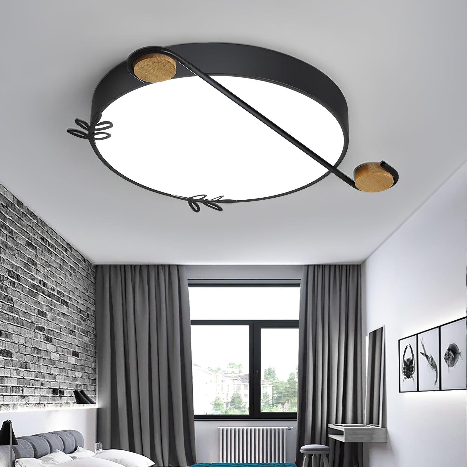Musical Note Round Ceiling Lamp - Letslighting