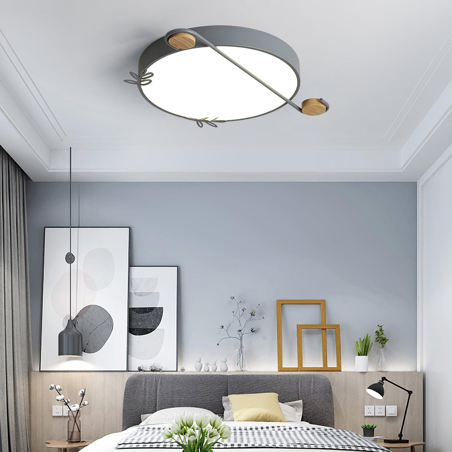 Musical Note Round Ceiling Lamp - Letslighting