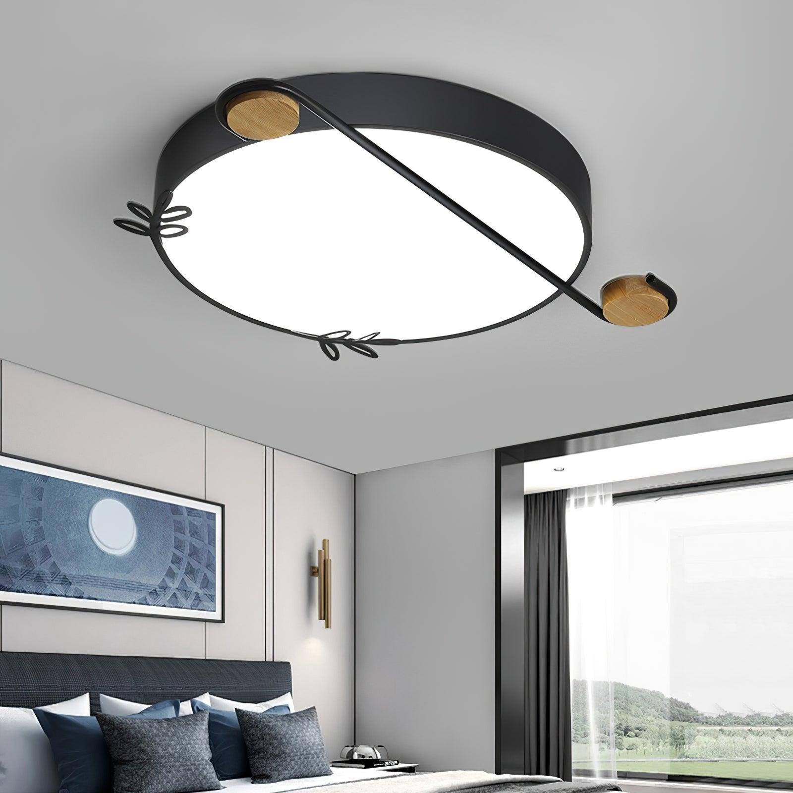 Musical Note Round Ceiling Lamp - Letslighting