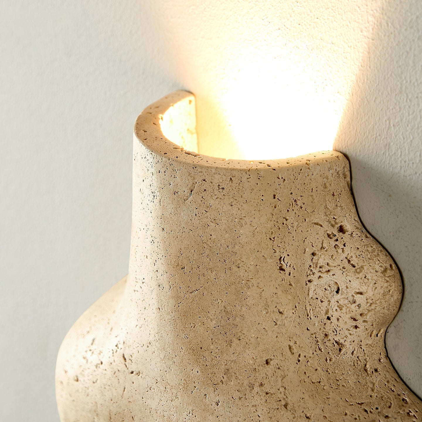 Zeloror Individual Creativity Travertine Wall Lamp - Lamp Copper
