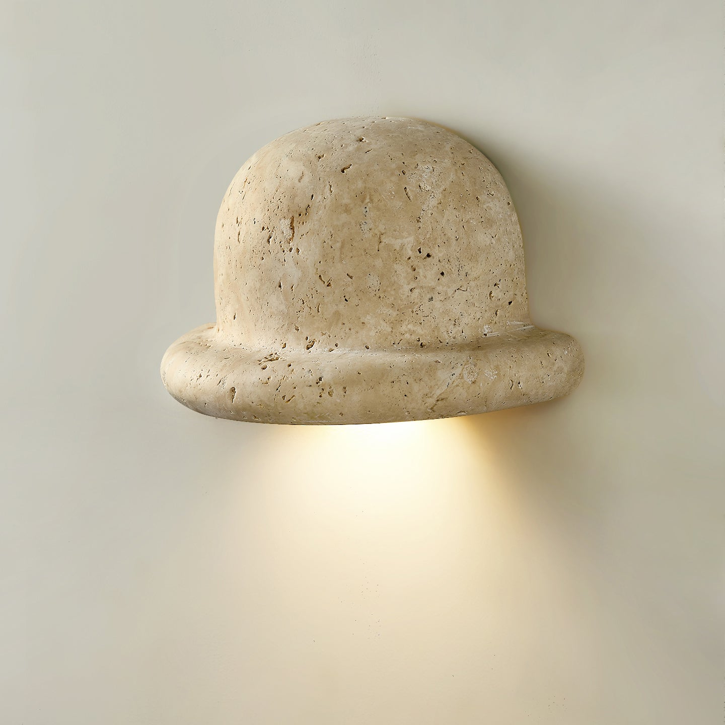 Zeloror Individual Creativity Travertine Wall Lamp - Lamp Copper