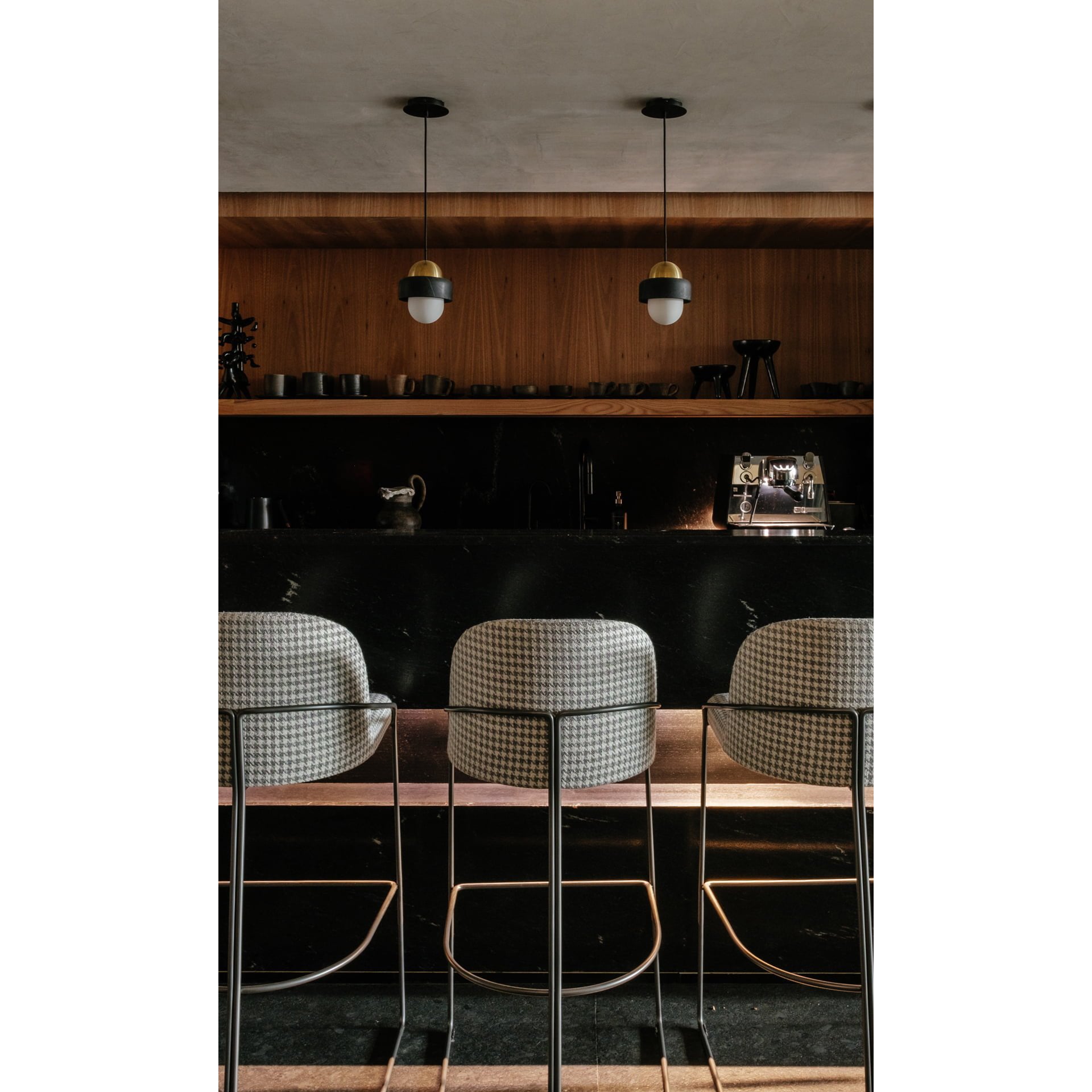 Elliren Modern Minimalist Marble Glass Pendant Lamp - Lamp Copper