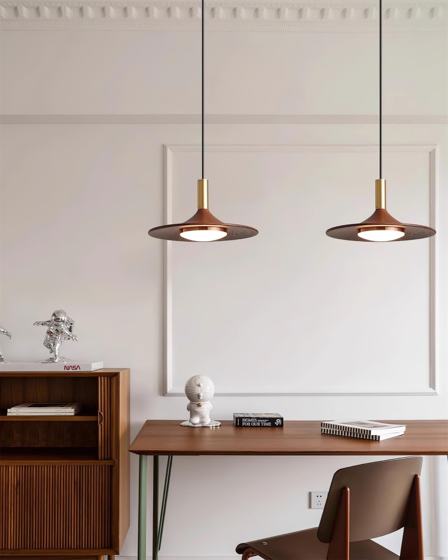 Pendant Light Hat Shape Midcentury - Letslighting
