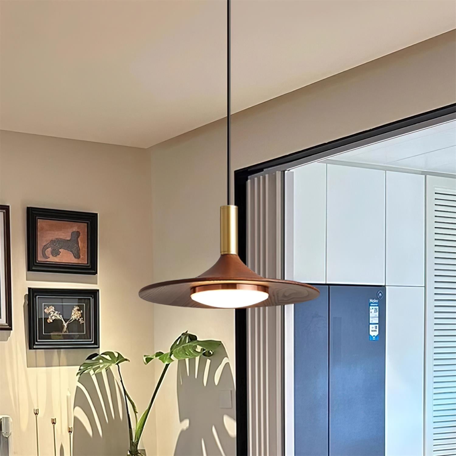 Pendant Light Hat Shape Midcentury - Letslighting