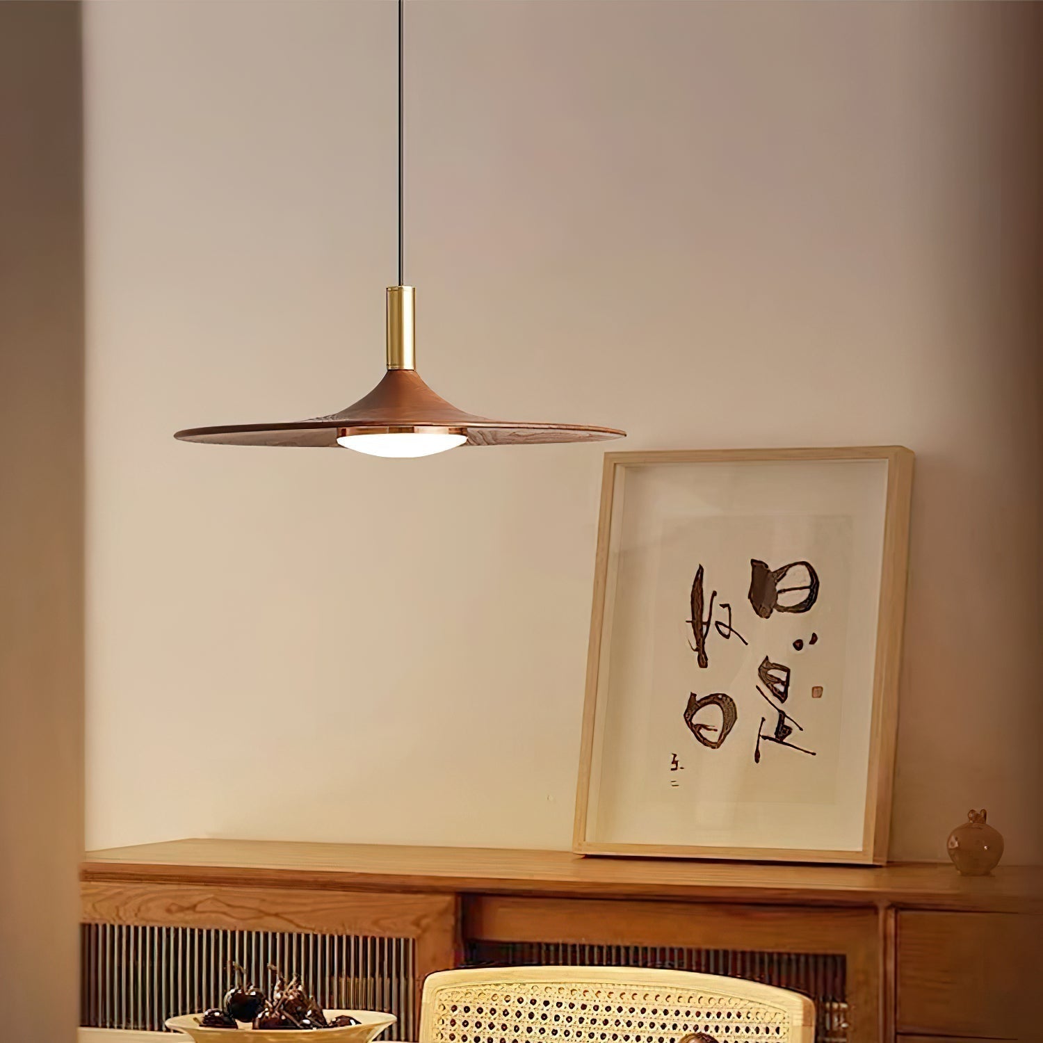 Pendant Light Hat Shape Midcentury - Letslighting