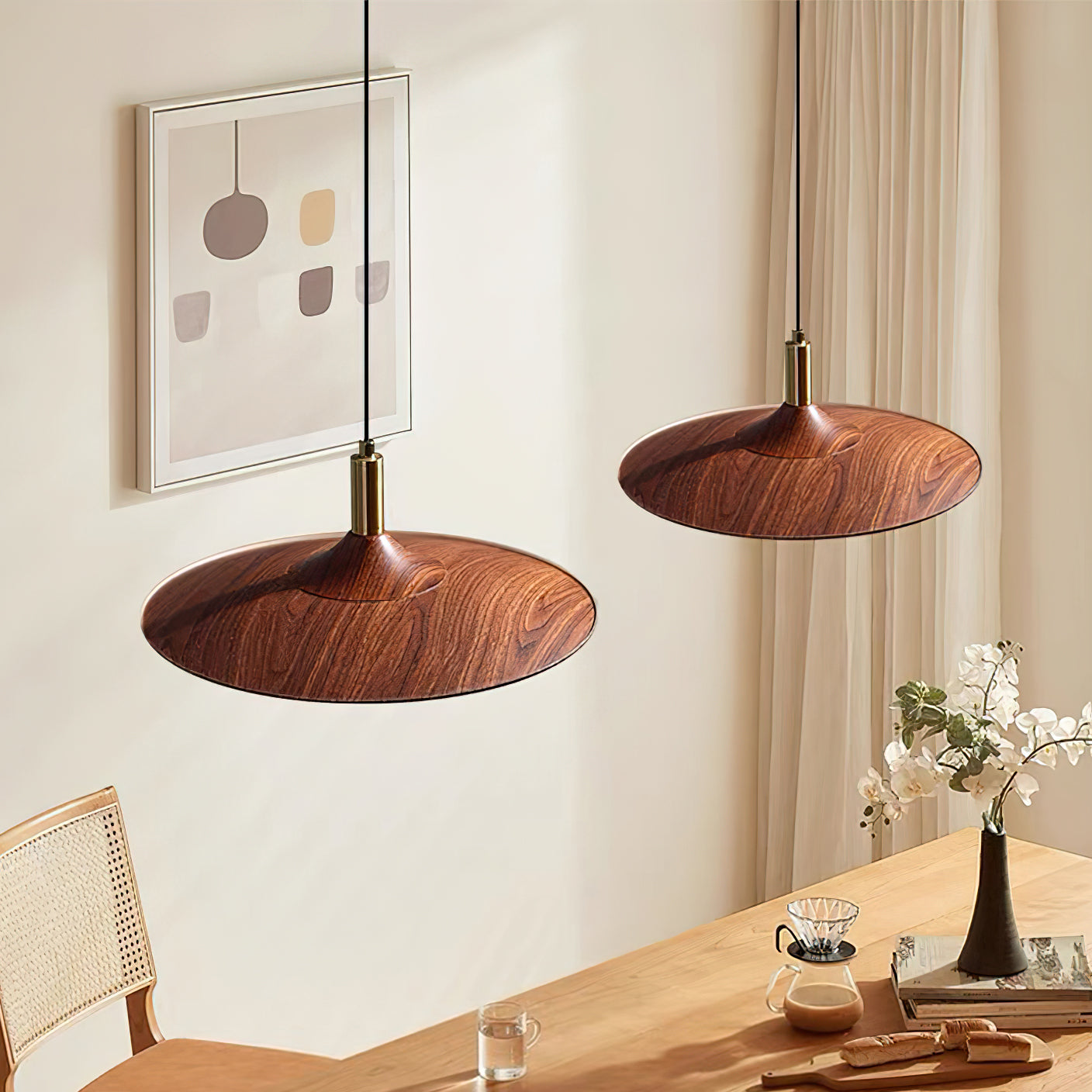 Pendant Light Hat Shape Midcentury - Letslighting