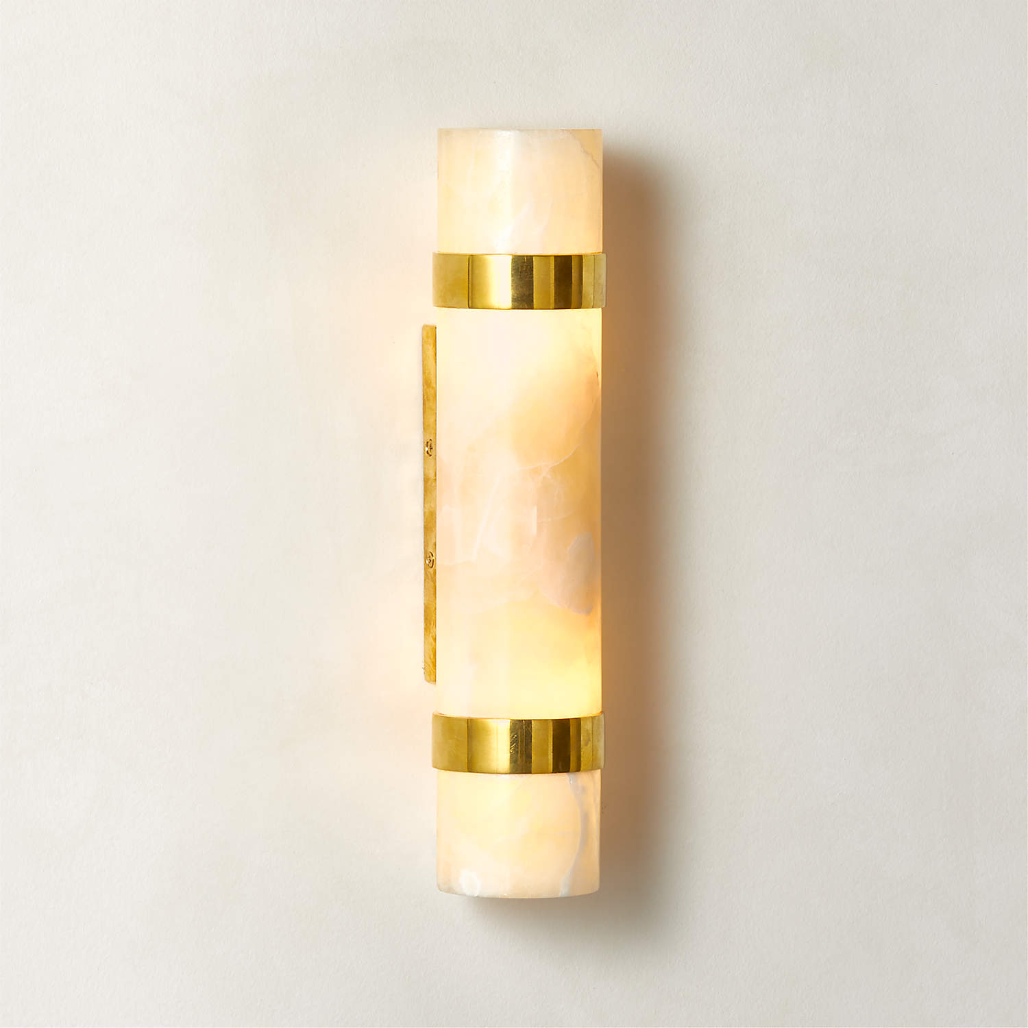 Zavaran Modern Minimalist Metal Onyx Wall Lamp - Lamp Copper