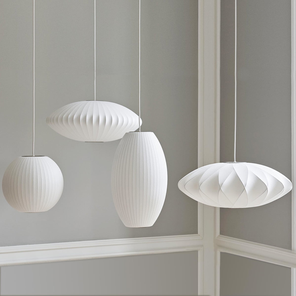 Bubble Mulberry Silk Pendant Lamp - Letslighting