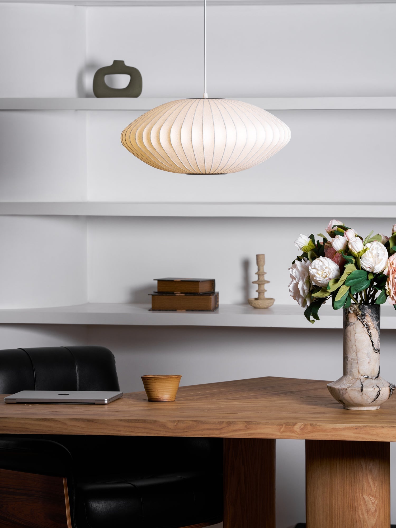 Bubble Mulberry Silk Pendant Lamp - Letslighting