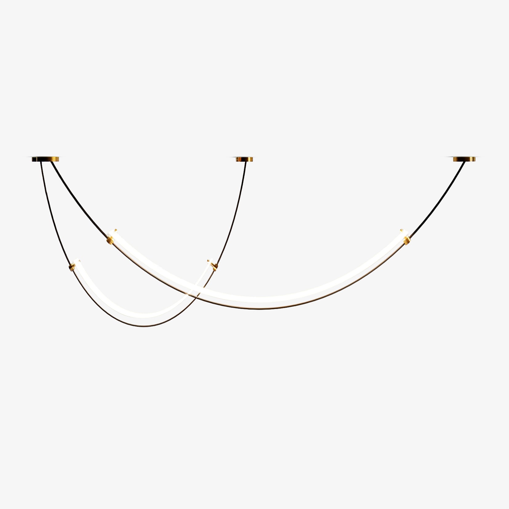 Arisha Lámpara Colgante Curvada LED