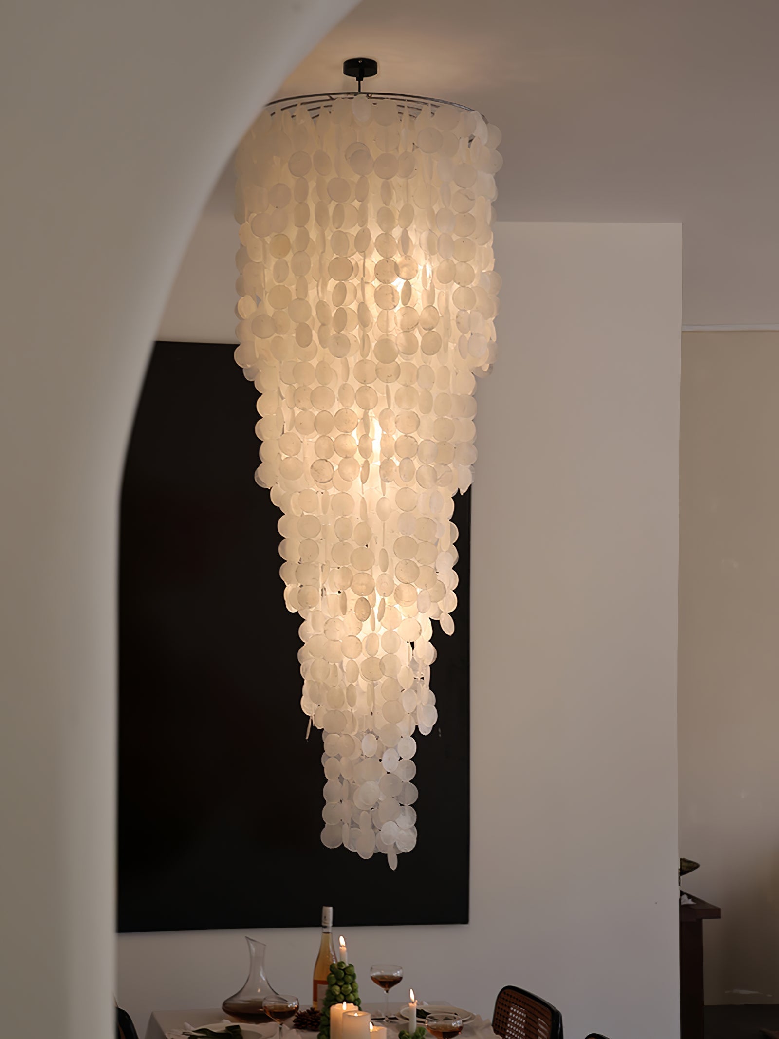 Eloryra Cascading Glass Chandelier - Letslighting