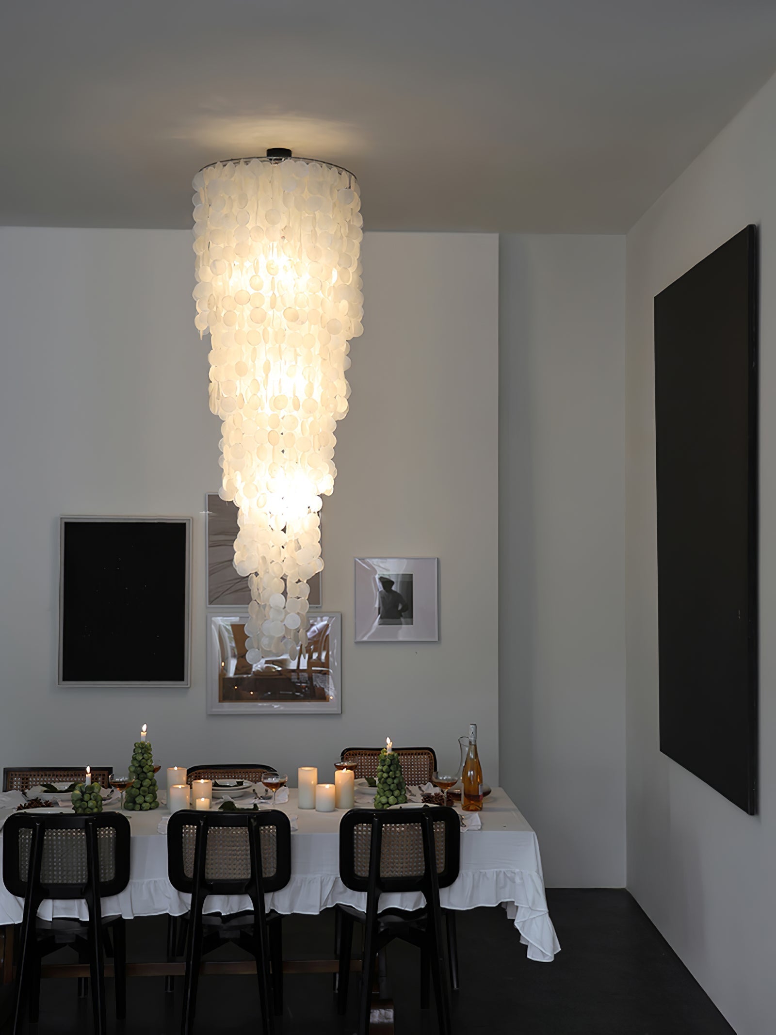 Eloryra Cascading Glass Chandelier - Letslighting