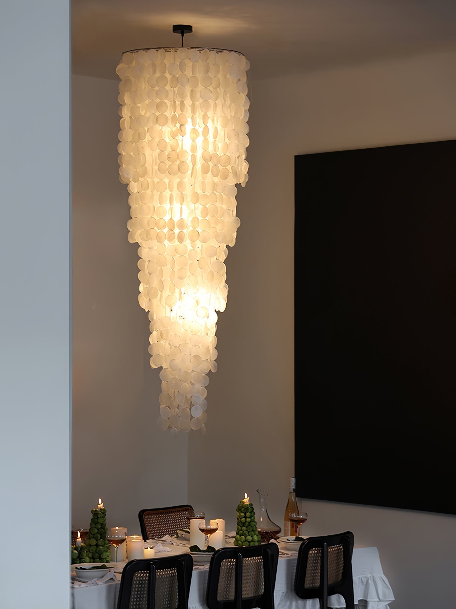 Eloryra Cascading Glass Chandelier - Letslighting