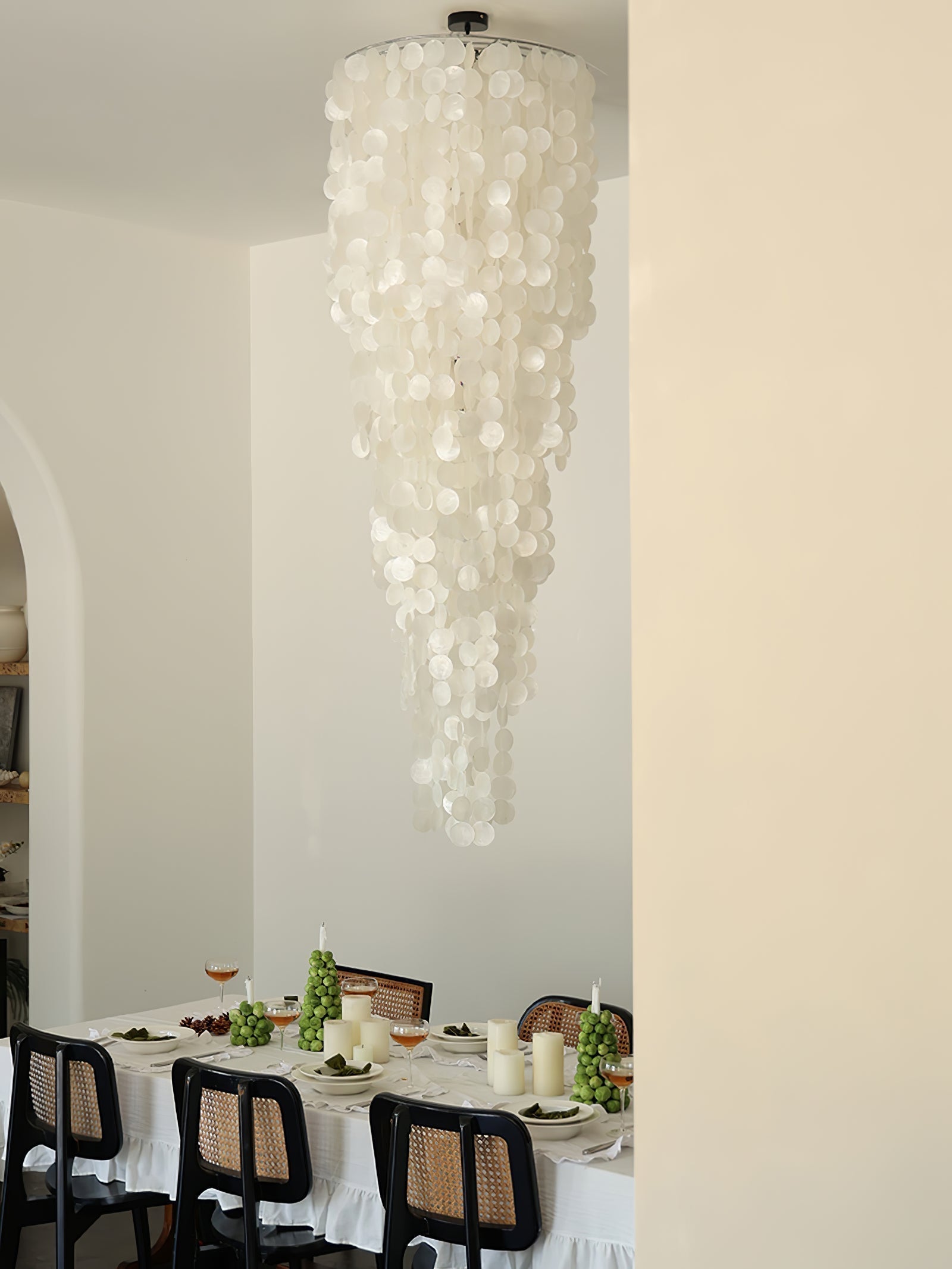 Eloryra Cascading Glass Chandelier - Letslighting