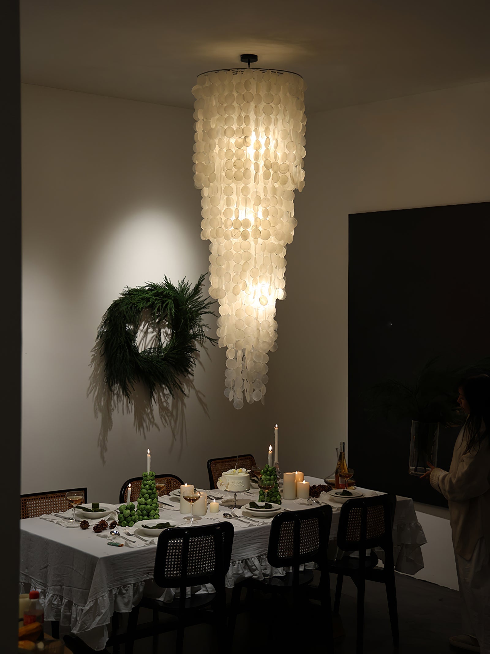 Eloryra Cascading Glass Chandelier - Letslighting