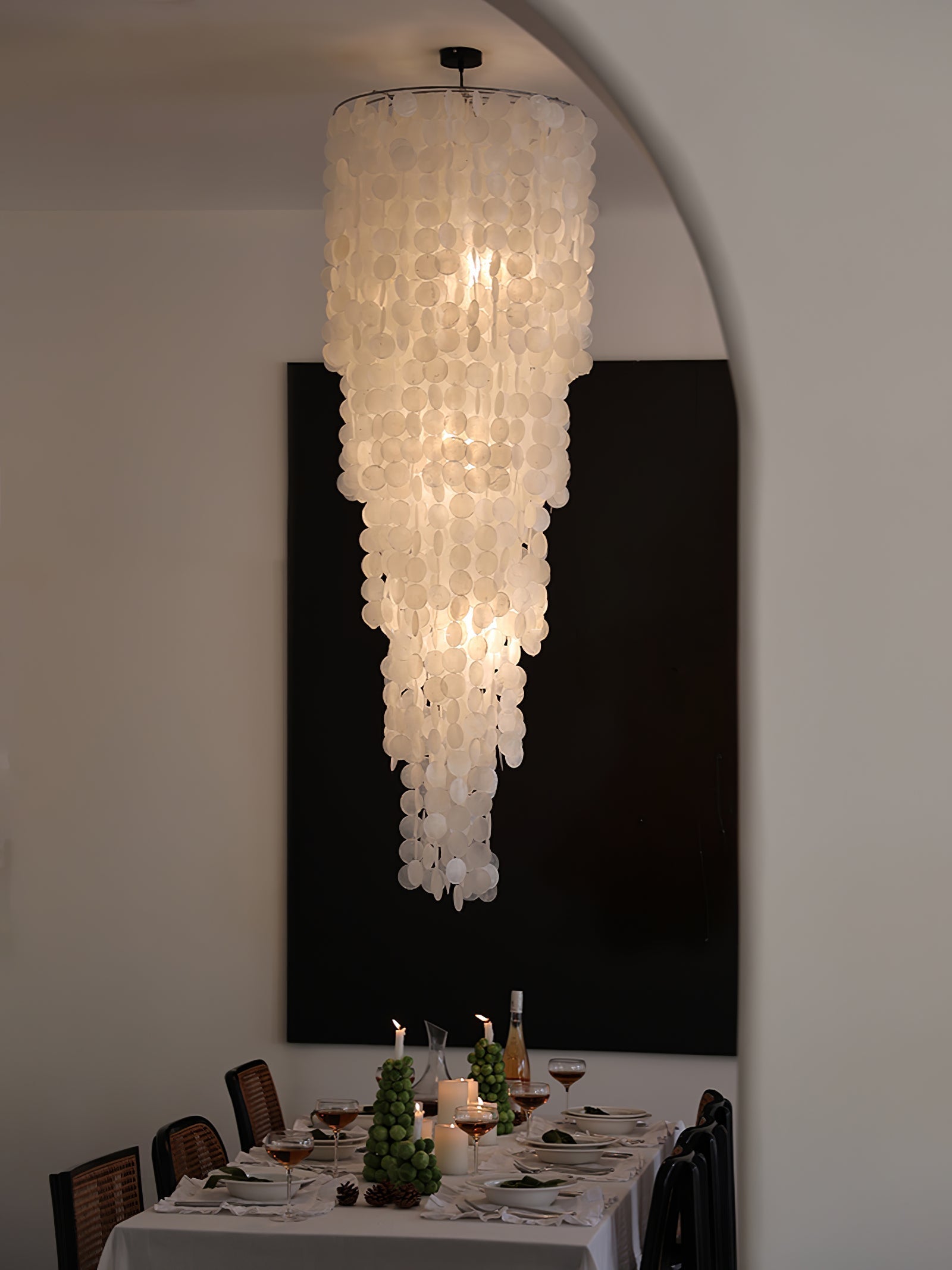 Eloryra Cascading Glass Chandelier - Letslighting