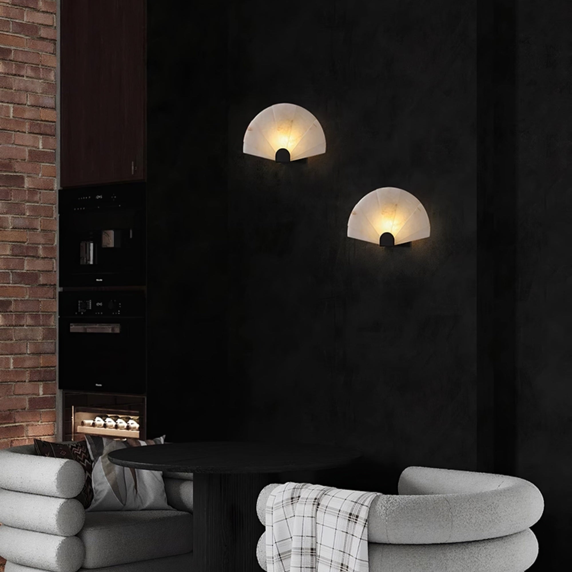 Aurelia Minimalist Alabaster Wall Light - Letslighting