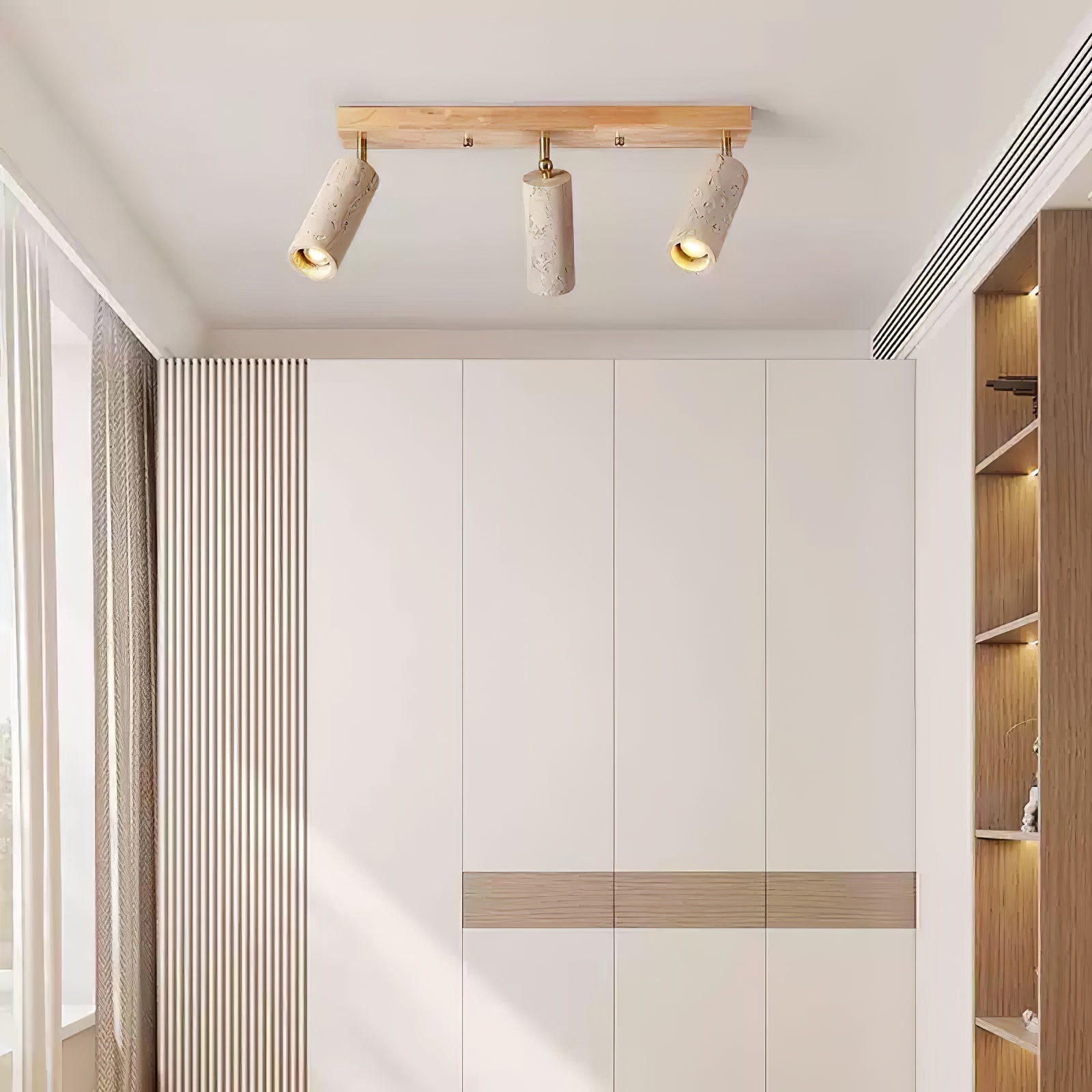 Eurliryra Multi-Cylinder Travertine Track Light - Letslighting
