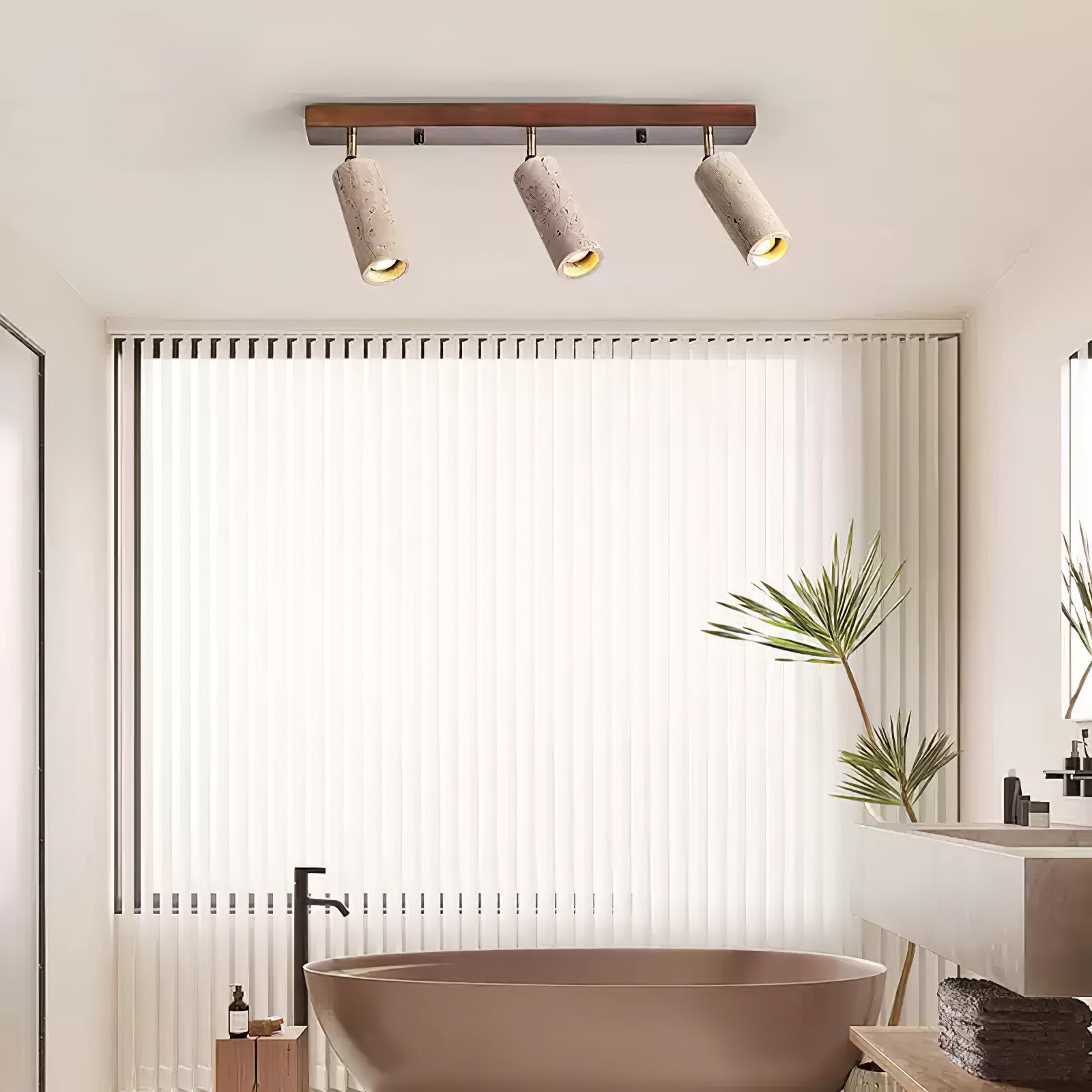 Eurliryra Multi-Cylinder Travertine Track Light - Letslighting