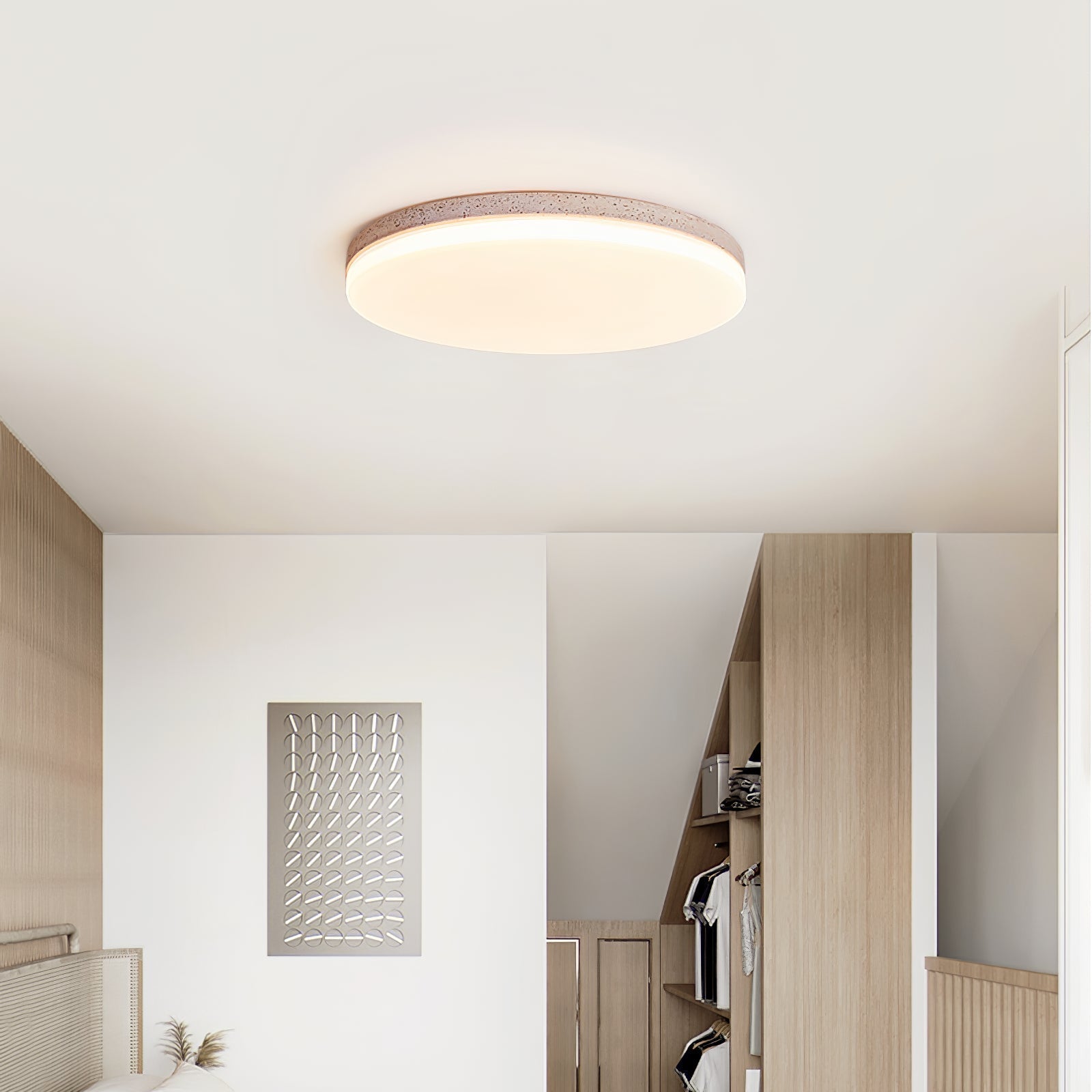 Orla Travertine Ceiling Light - Letslighting