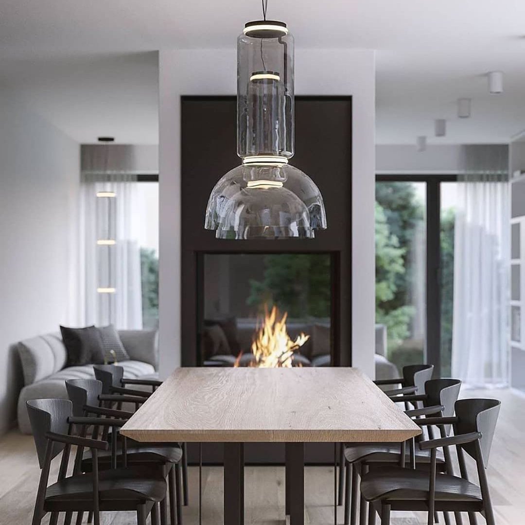 Cylindrical LED Pendant Light - Letslighting
