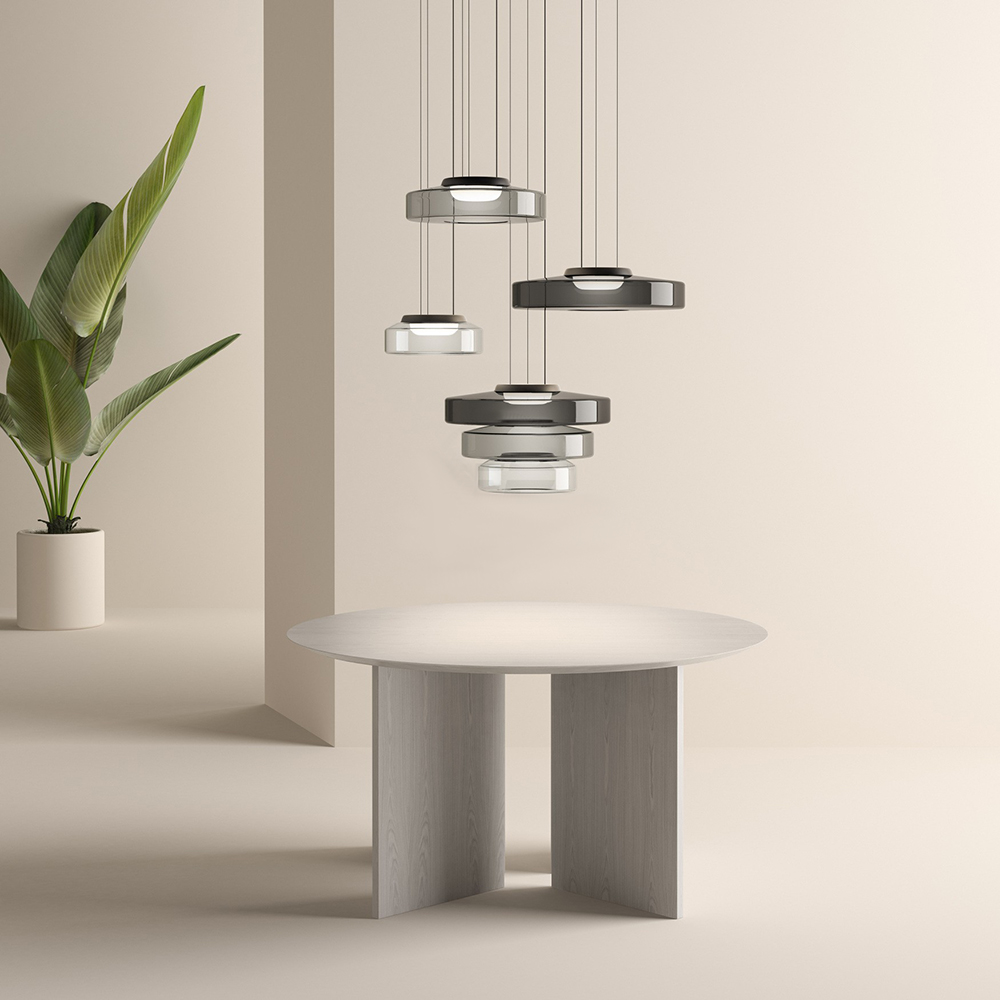 Valentina Moderno Cocina Isla Vidrio Lámpara Colgante Salón