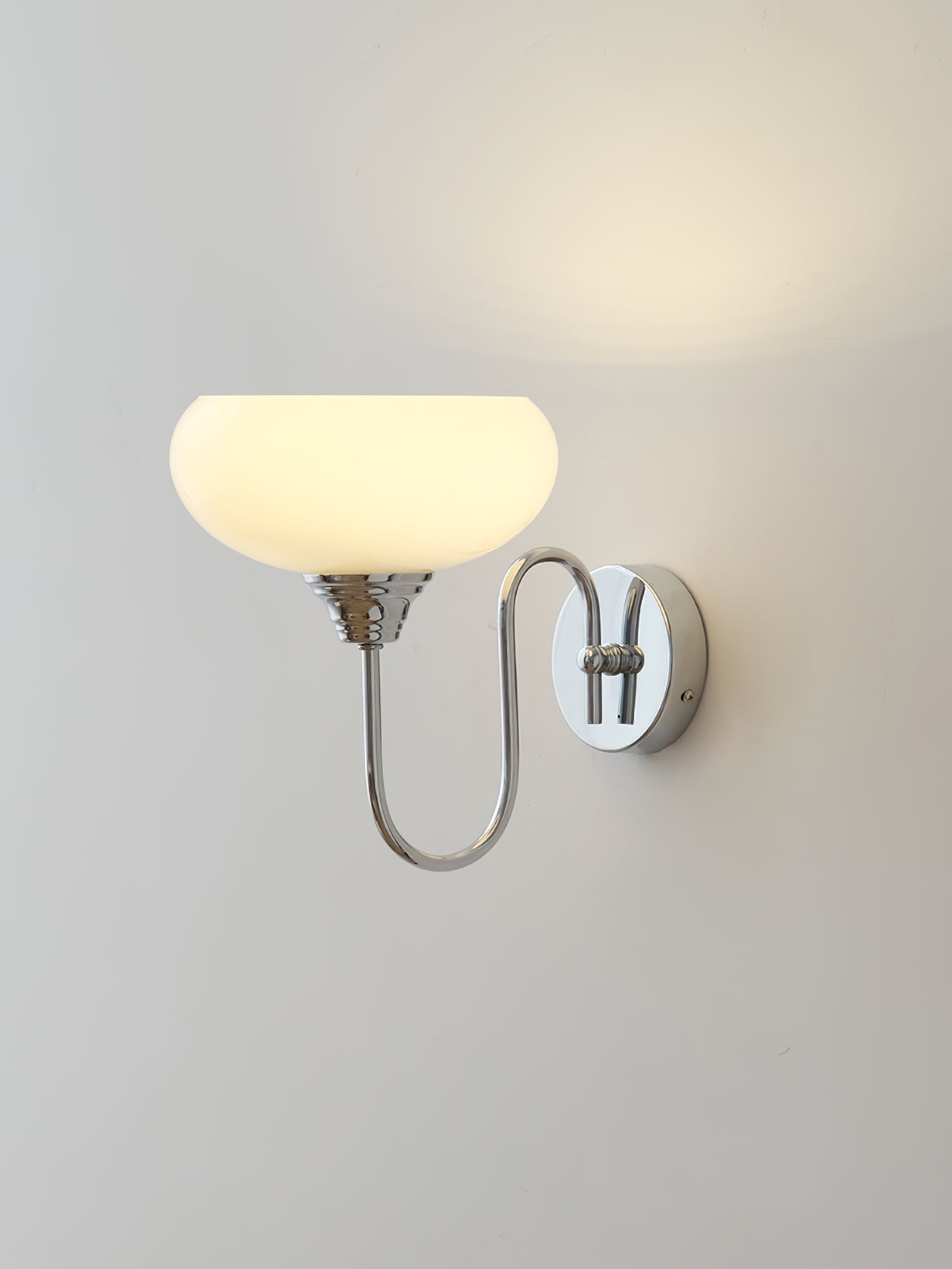 Ophaan Modern Minimalist Glass Metal Wall Light - Lamp Copper