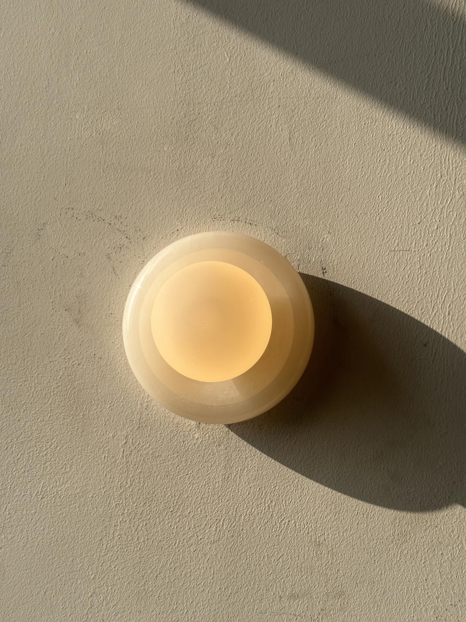 Cemaros Modern Minimalist Jade Glass Wall Lamp - Lamp Copper