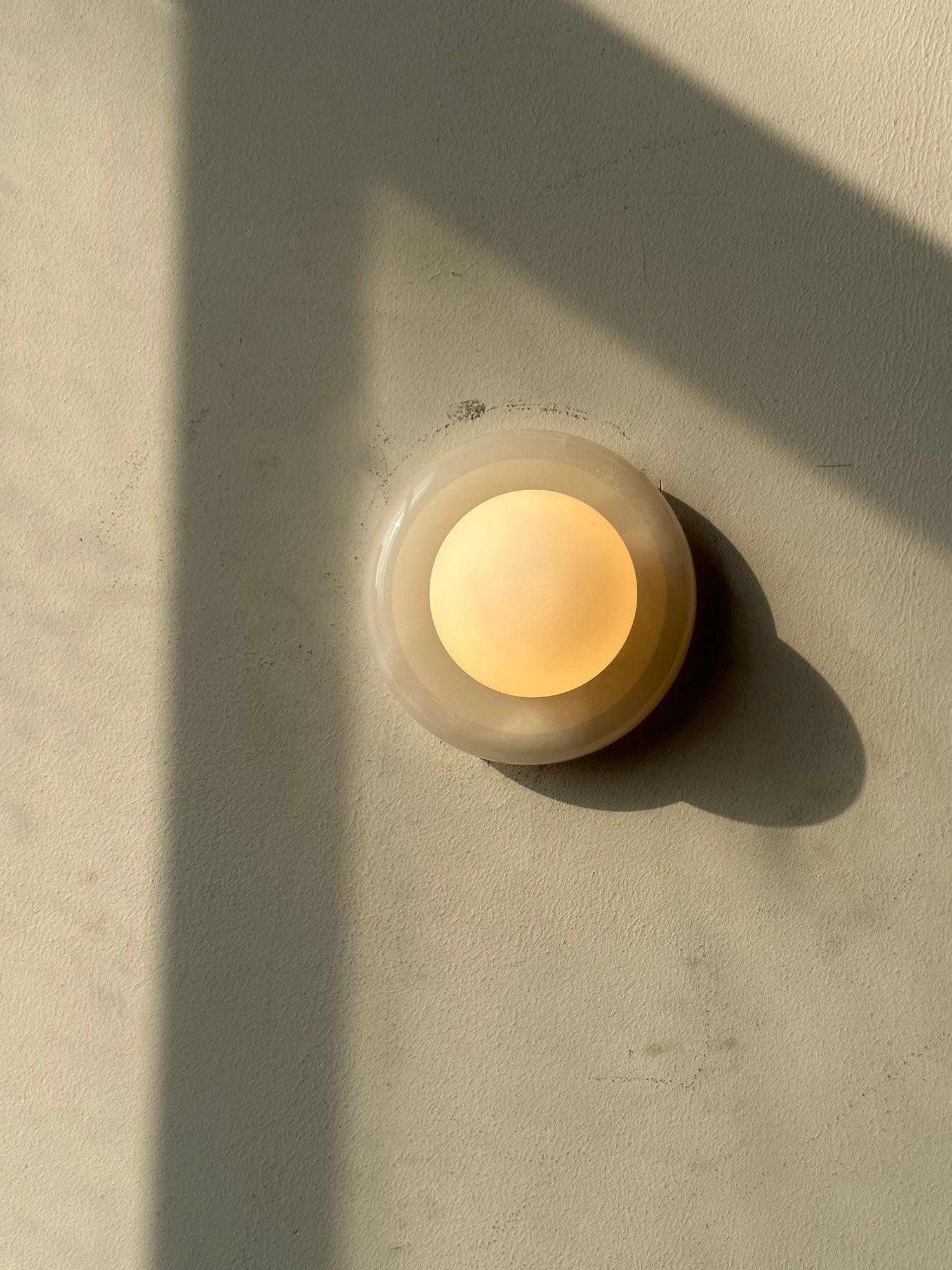 Cemaros Modern Minimalist Jade Glass Wall Lamp - Lamp Copper