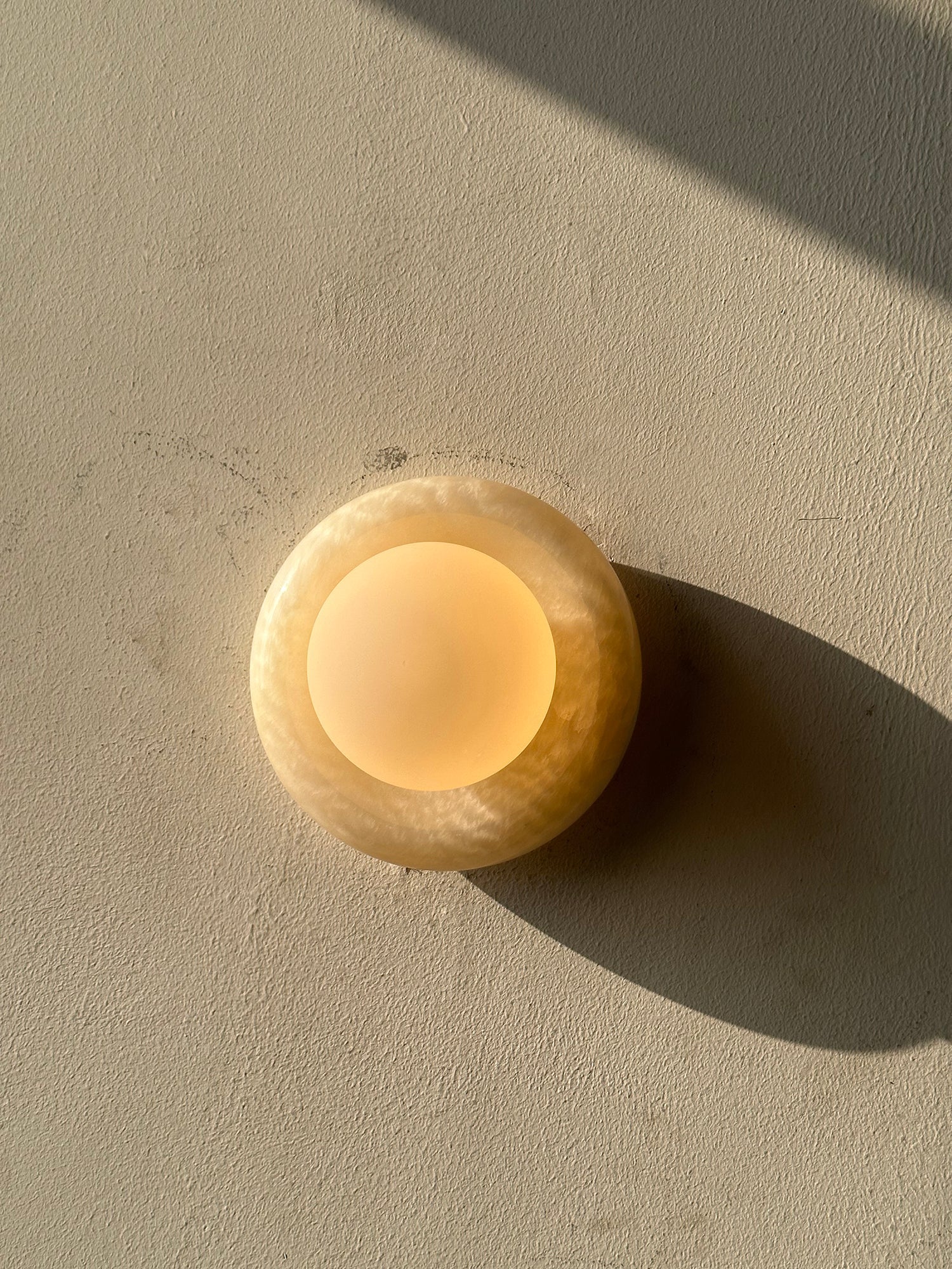 Cemaros Modern Minimalist Jade Glass Wall Lamp - Lamp Copper