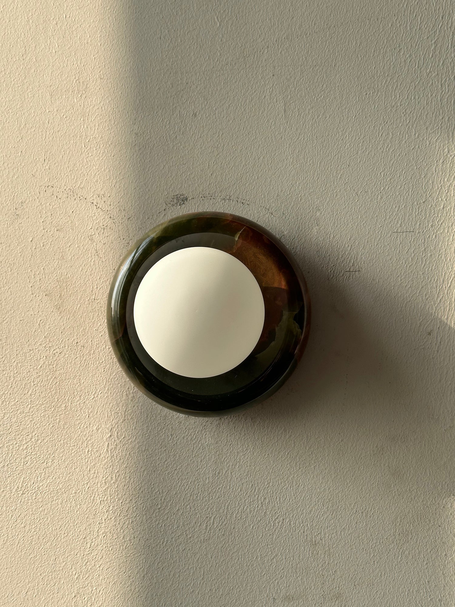 Cemaros Modern Minimalist Jade Glass Wall Lamp - Lamp Copper