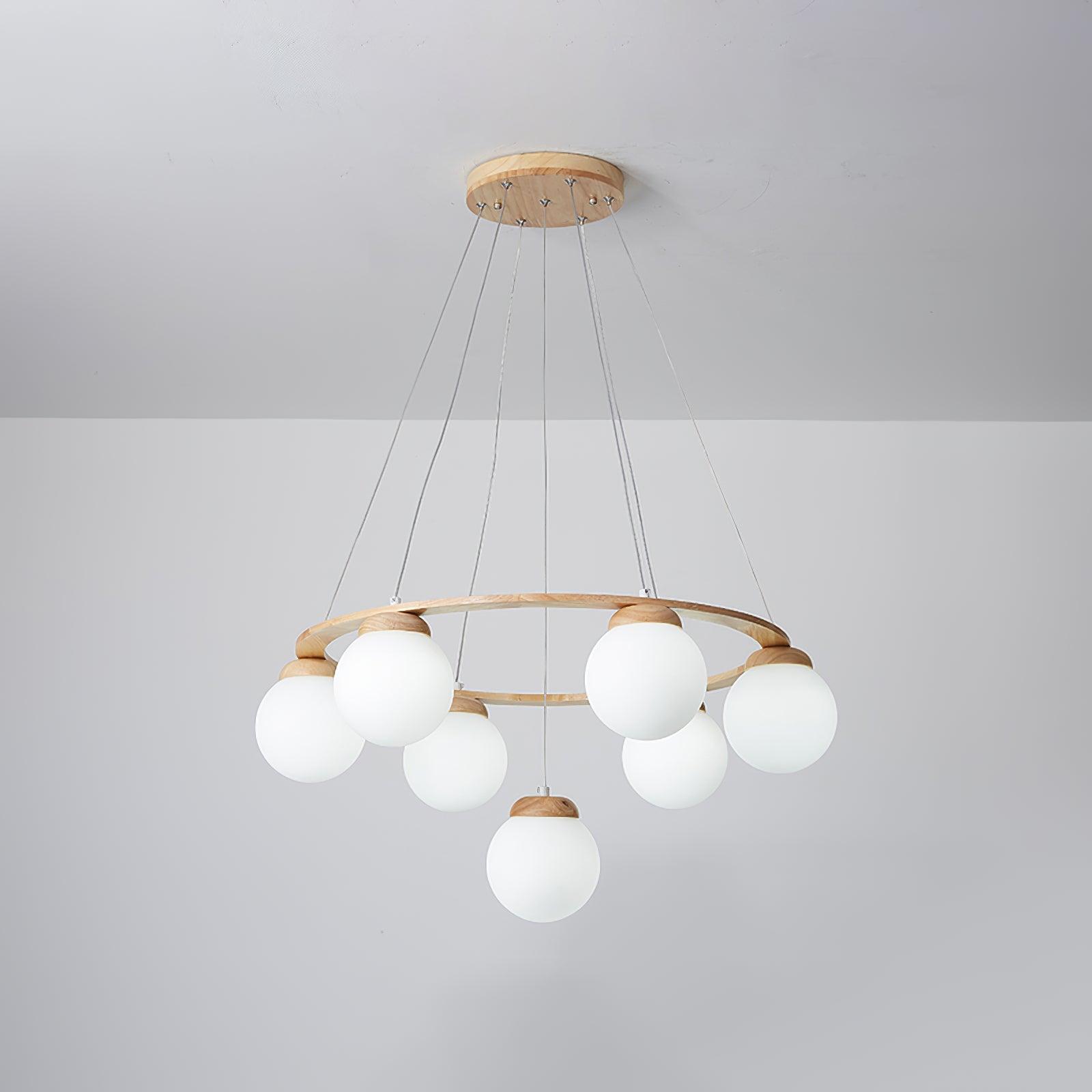 Miira Wood Chandelier - Letslighting