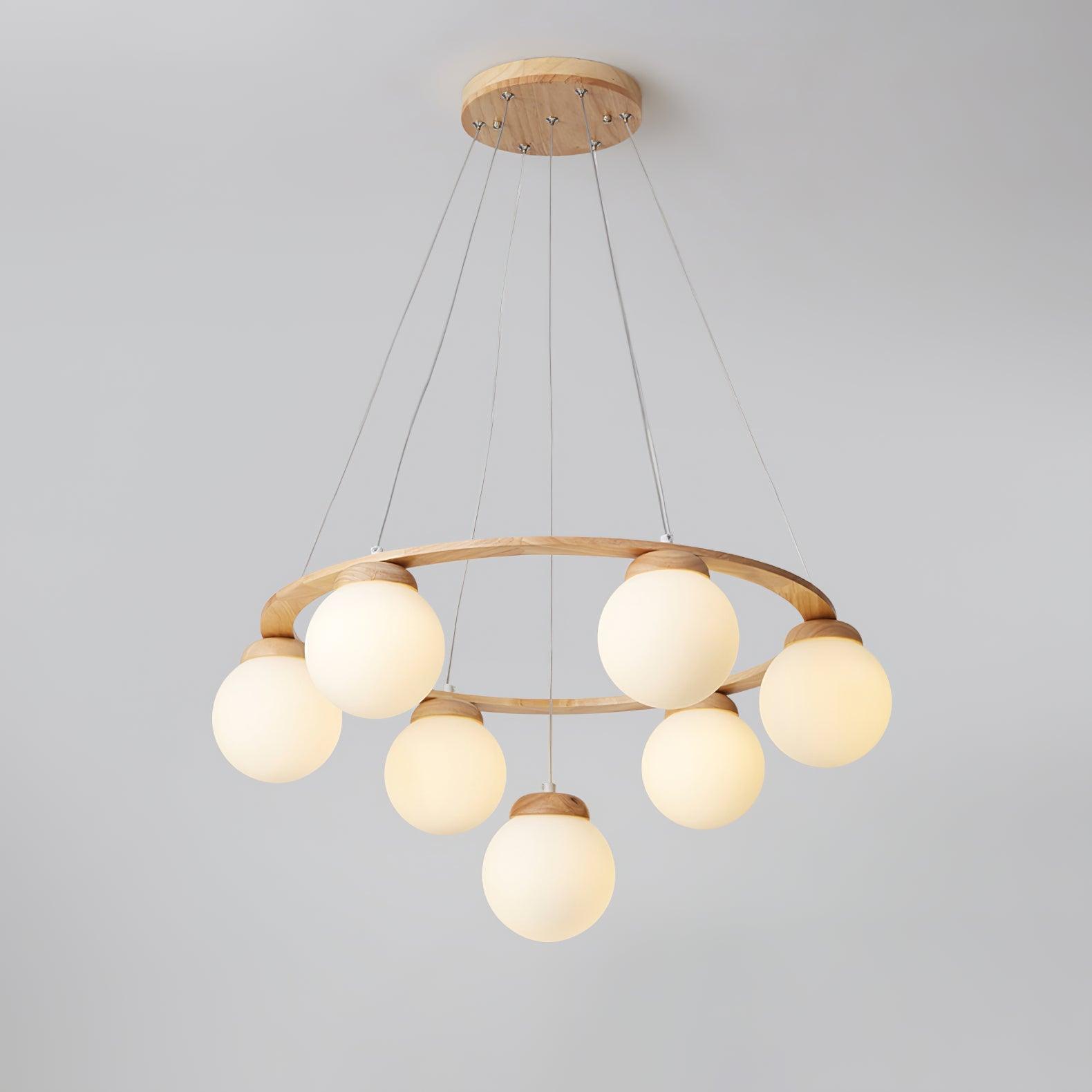 Miira Wood Chandelier - Letslighting