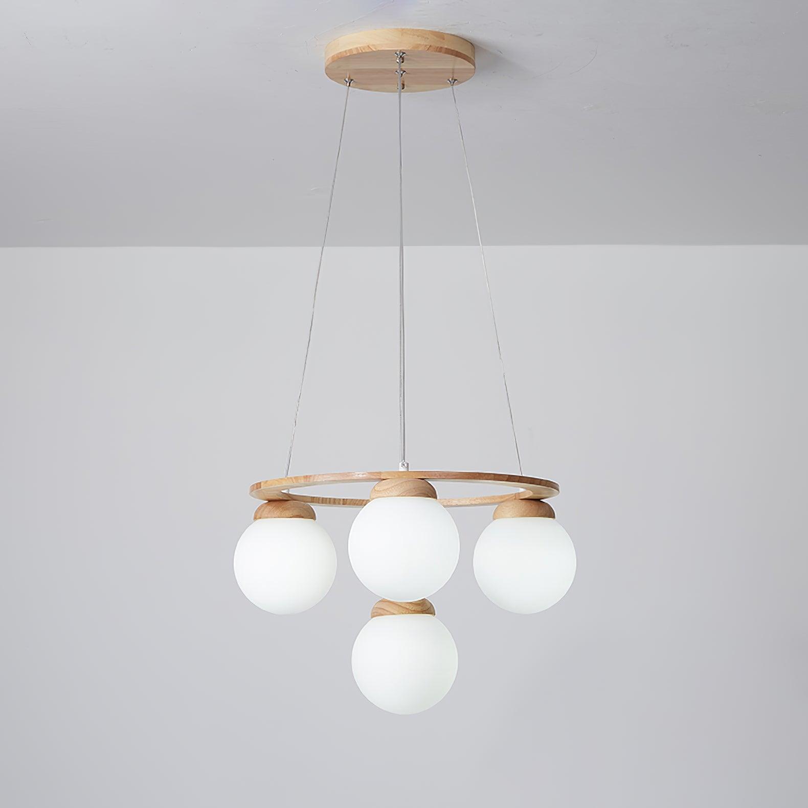 Miira Wood Chandelier - Letslighting