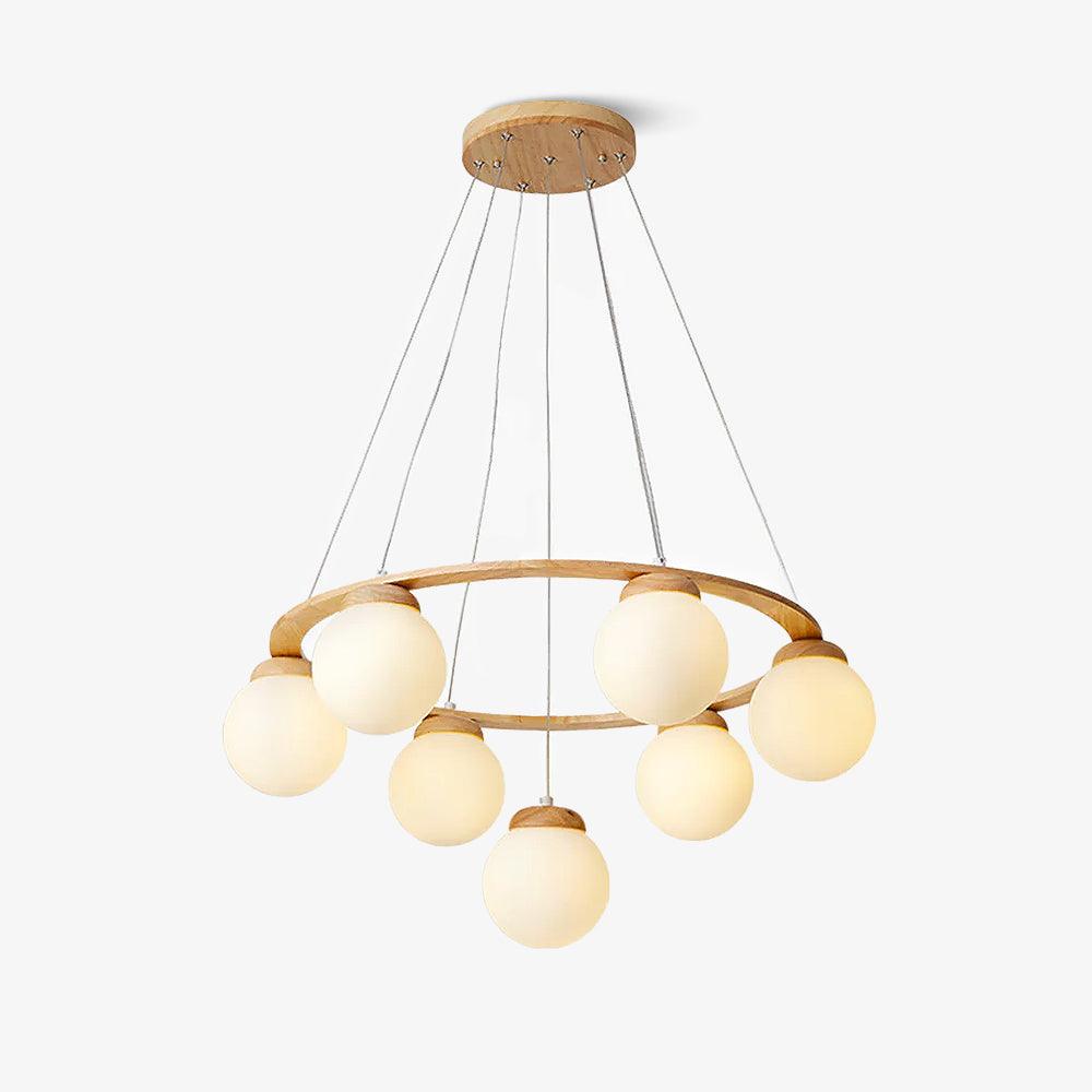 Miira Wood Chandelier - Letslighting