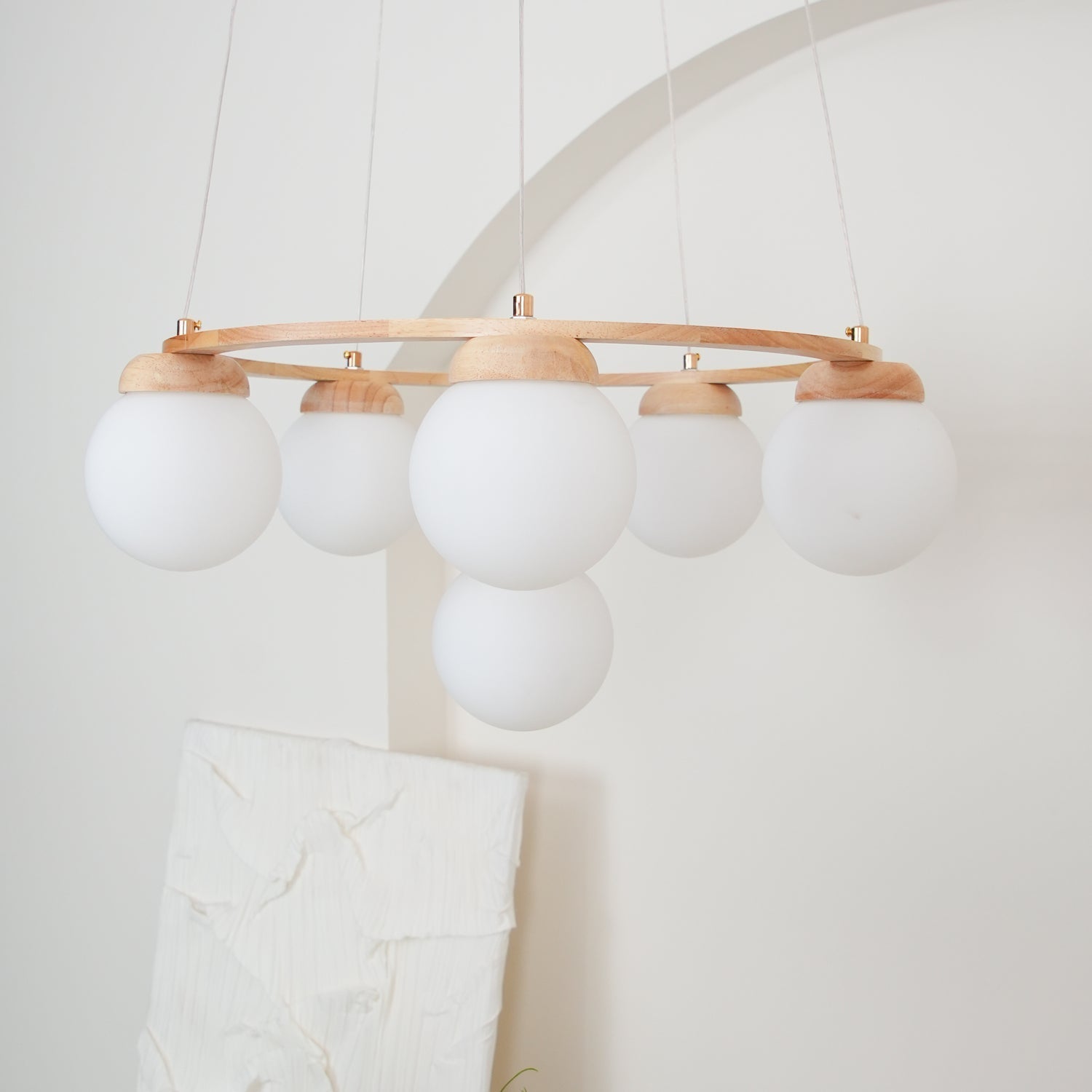 Miira Wood Chandelier - Letslighting