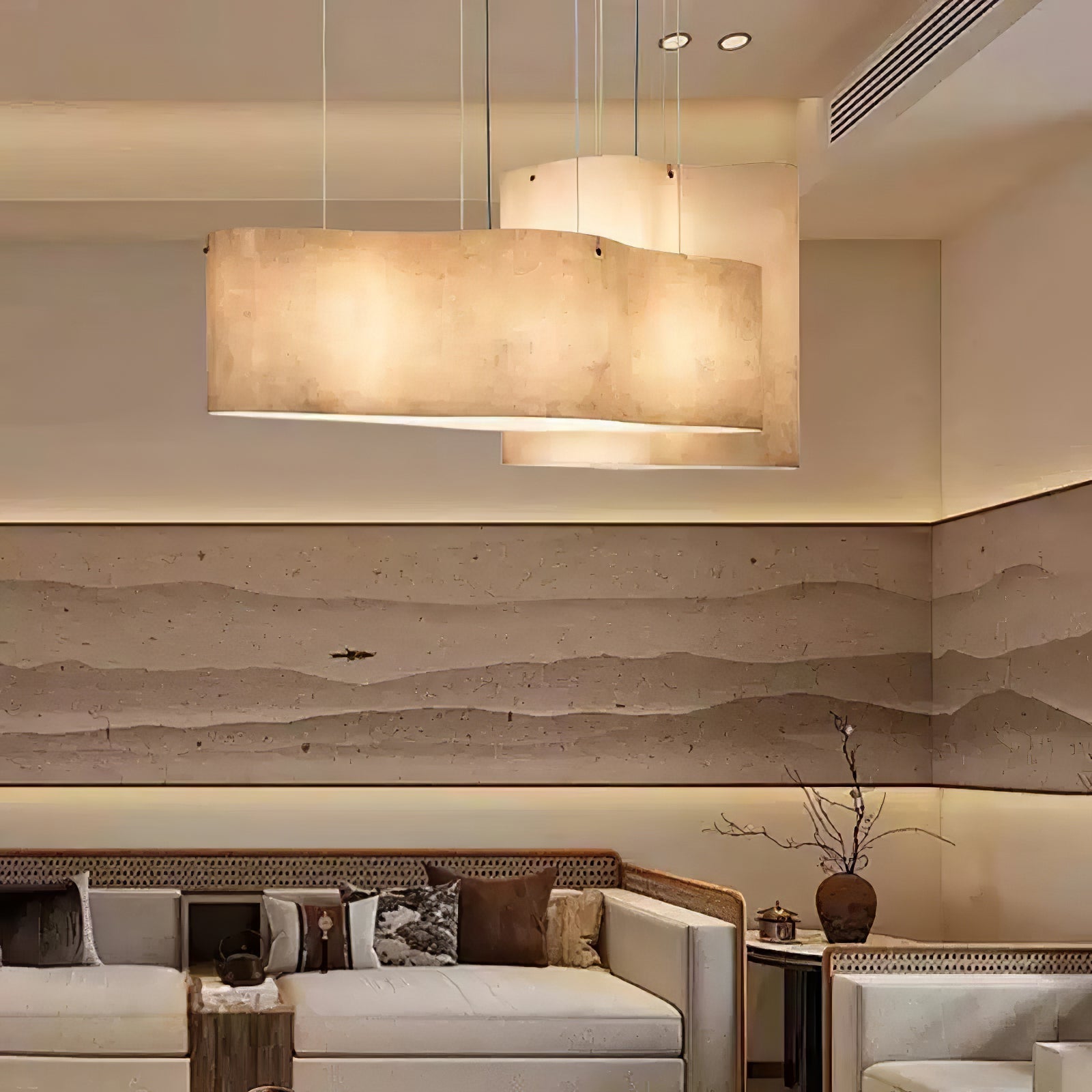 Aurora Pendant Lamp Cloud Shape Modern - Letslighting