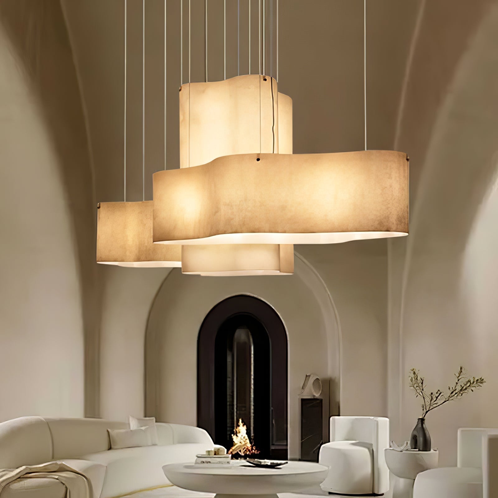 Aurora Pendant Lamp Cloud Shape Modern - Letslighting
