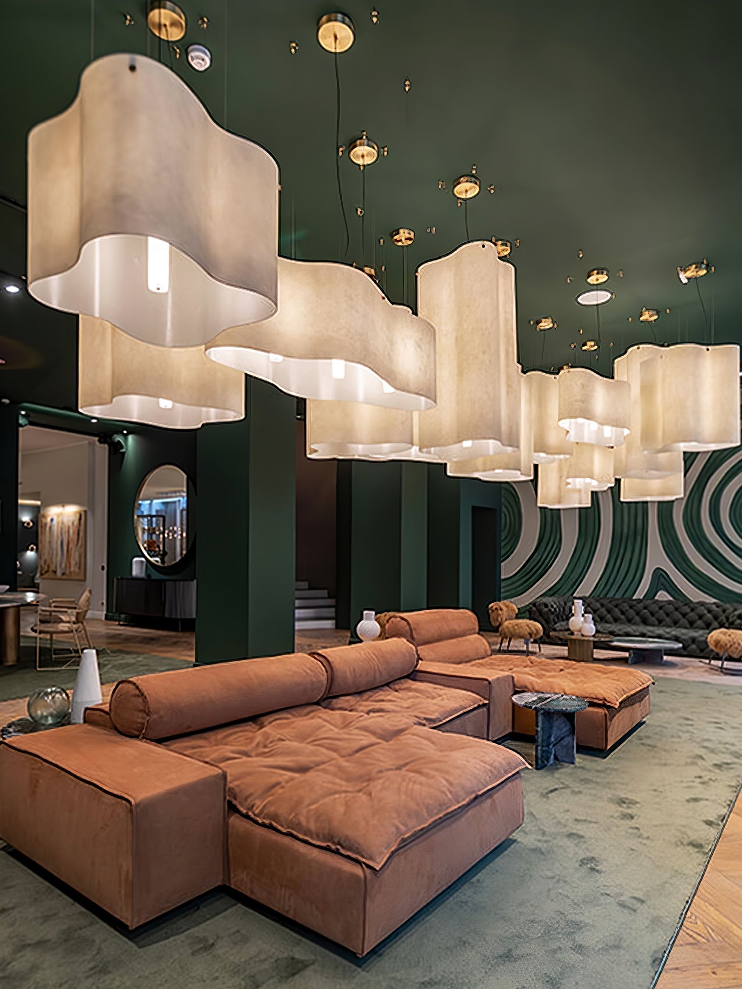 Aurora Pendant Lamp Cloud Shape Modern - Letslighting