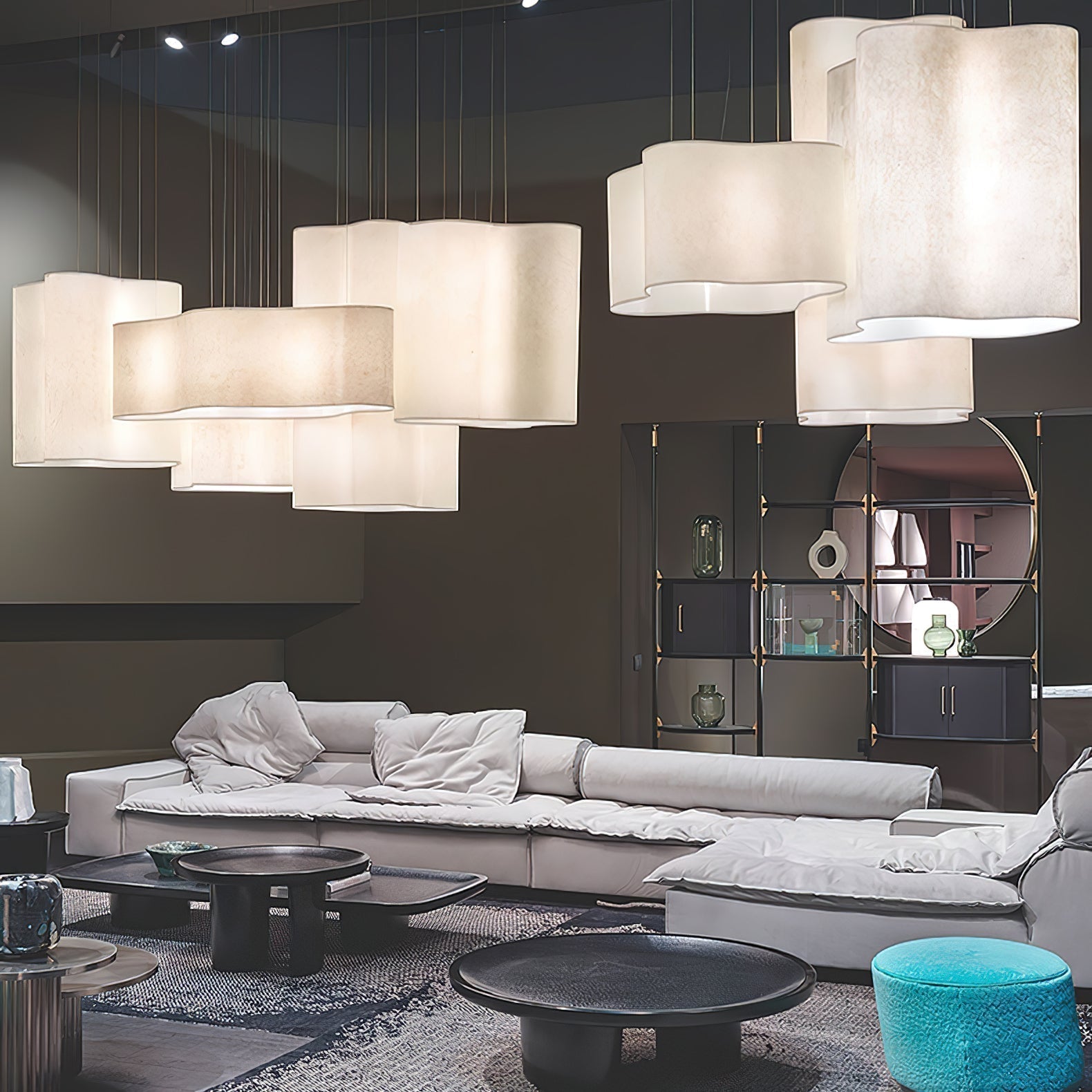 Aurora Pendant Lamp Cloud Shape Modern - Letslighting