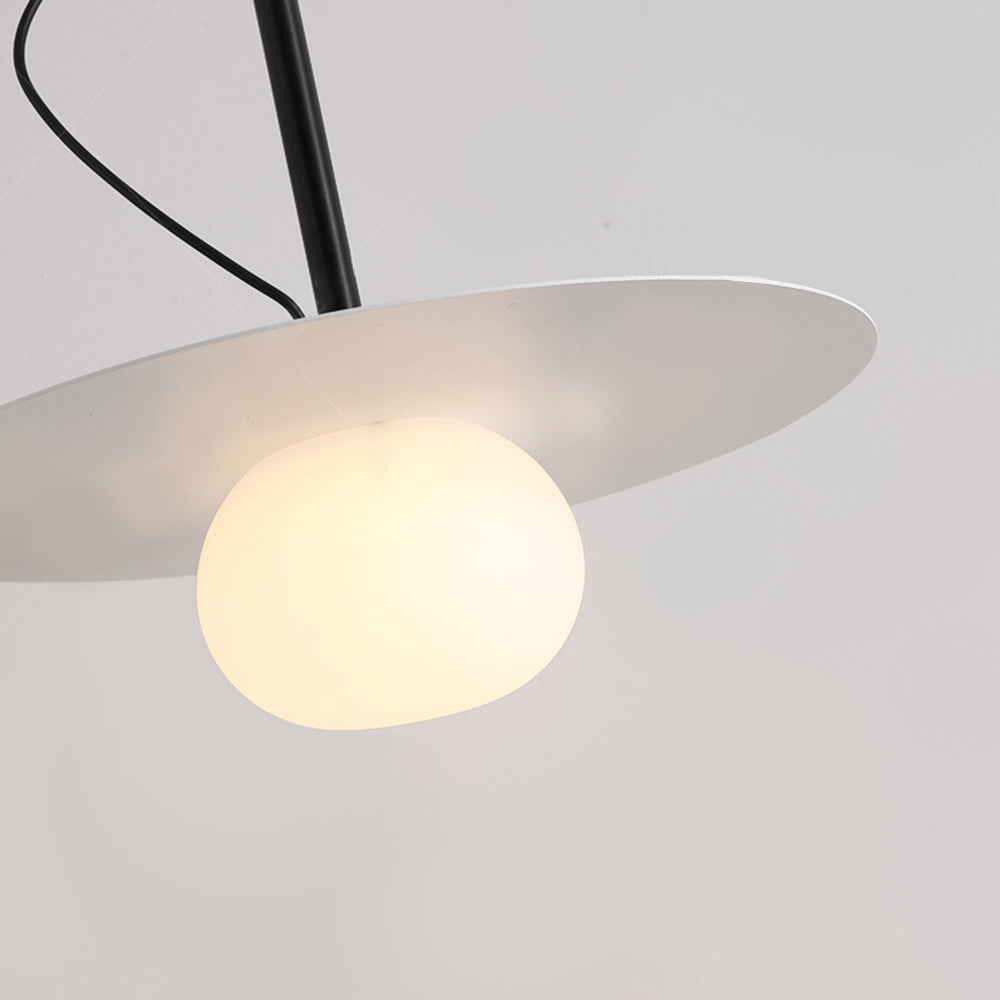 Arisha Minimalista Lámpara Colgante Metal Vidrio Comedor Estudio