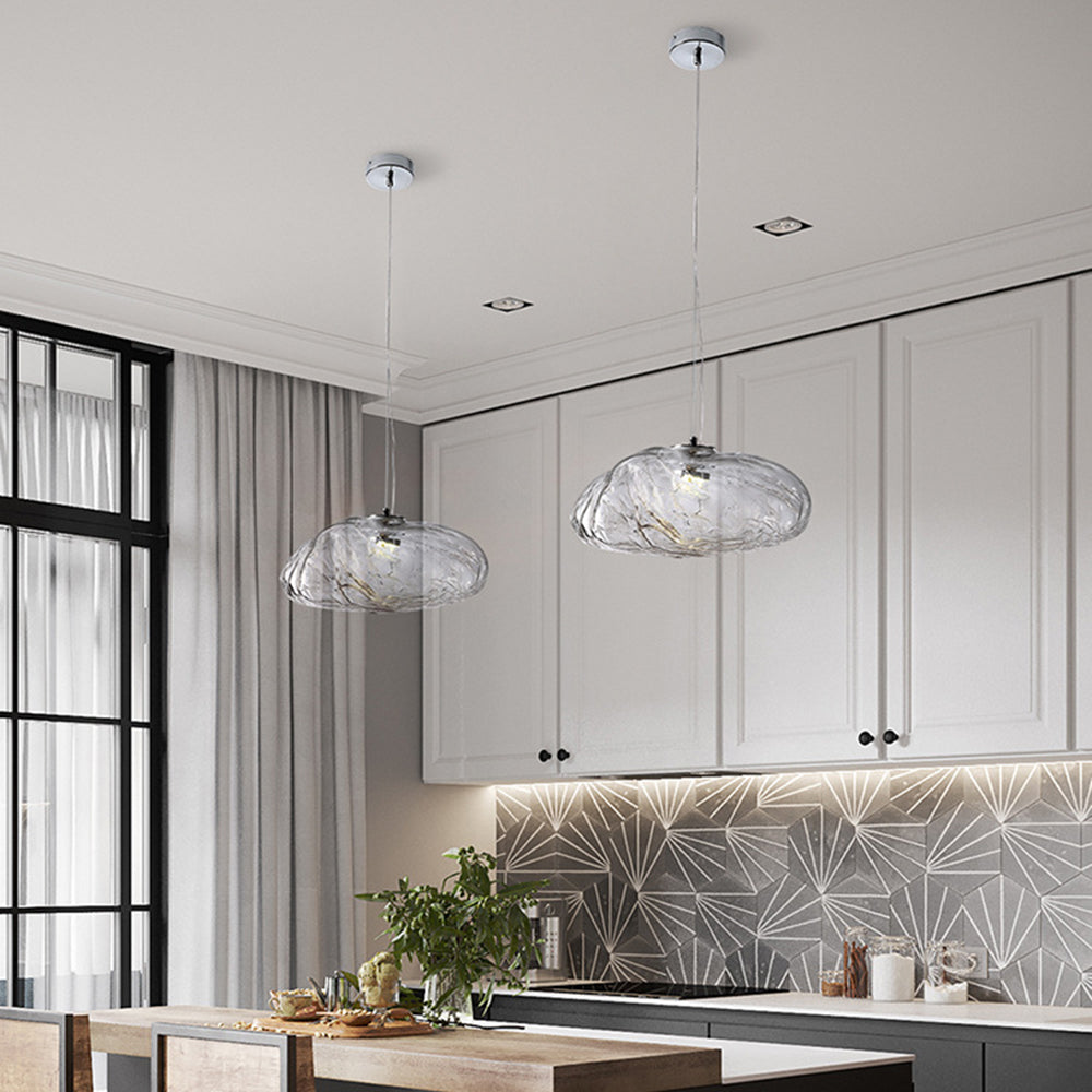 Arisha Minimalista Burbuja Lámpara Colgante Vidrio Salón Comedor