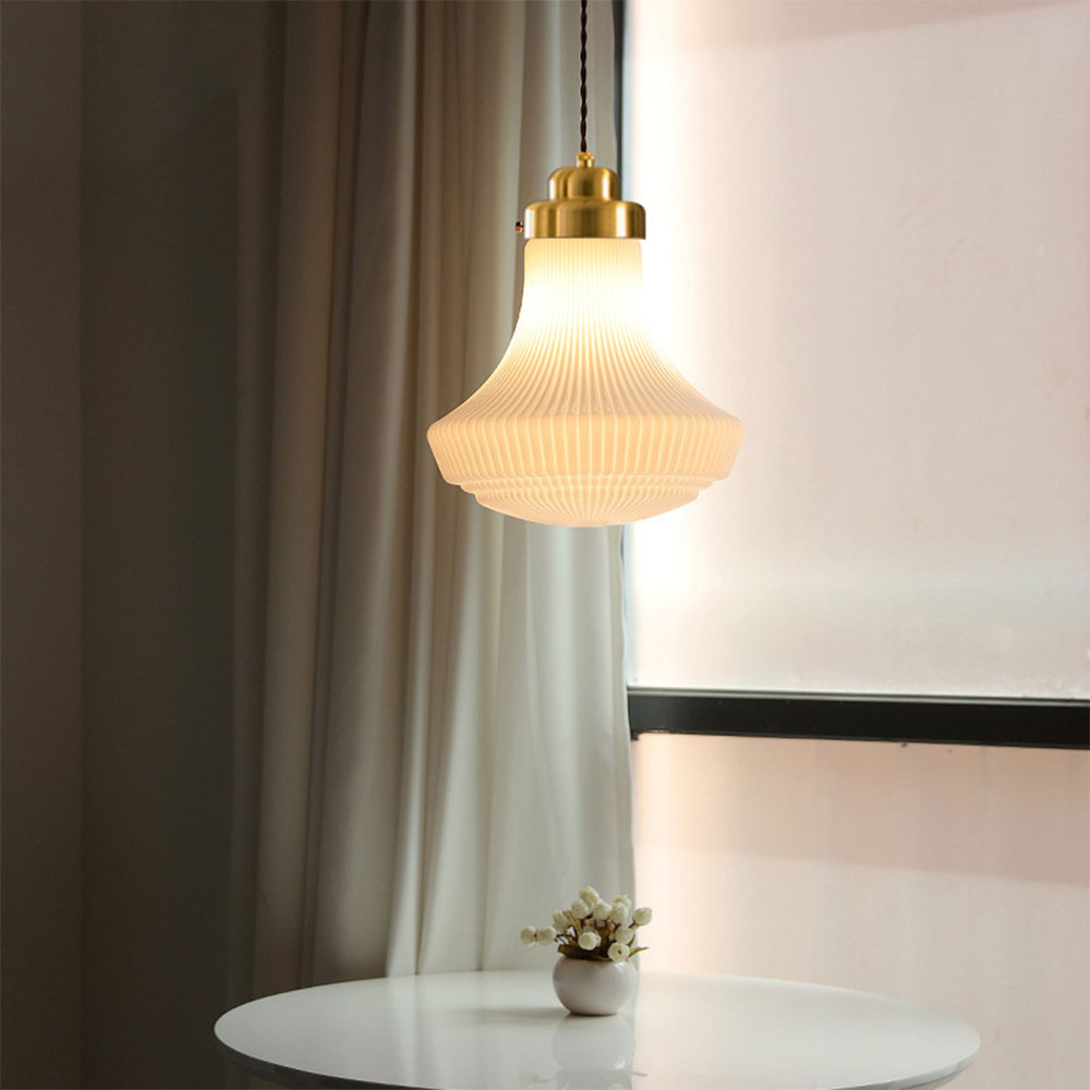Valentina Retro Lámpara Colgante Metal Cristal Comedor Salón Dormitorio