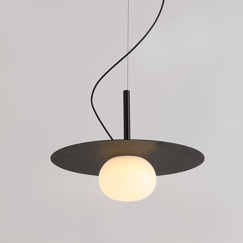 Arisha Minimalista Lámpara Colgante Metal Vidrio Comedor Estudio
