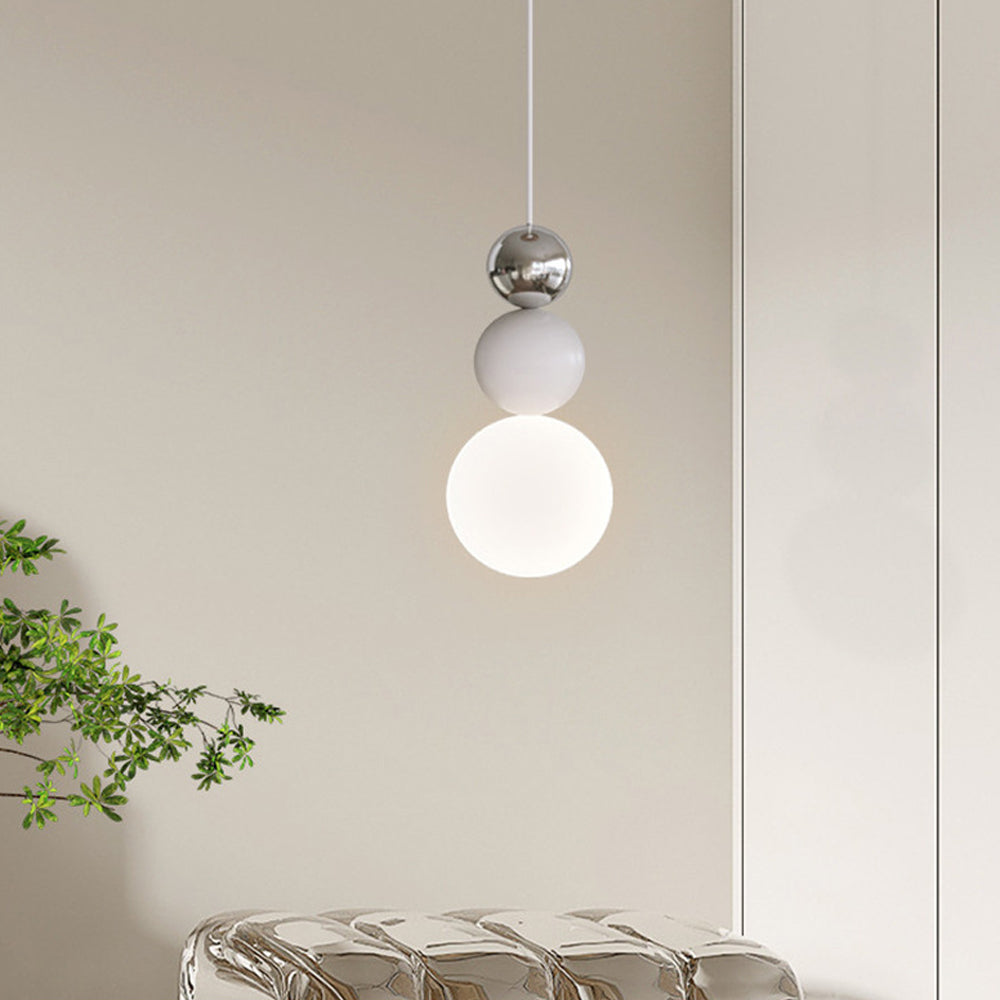 Valentina Moderno Bauhaus LED Vidrio Metal Lámpara Colgante Dormitorio
